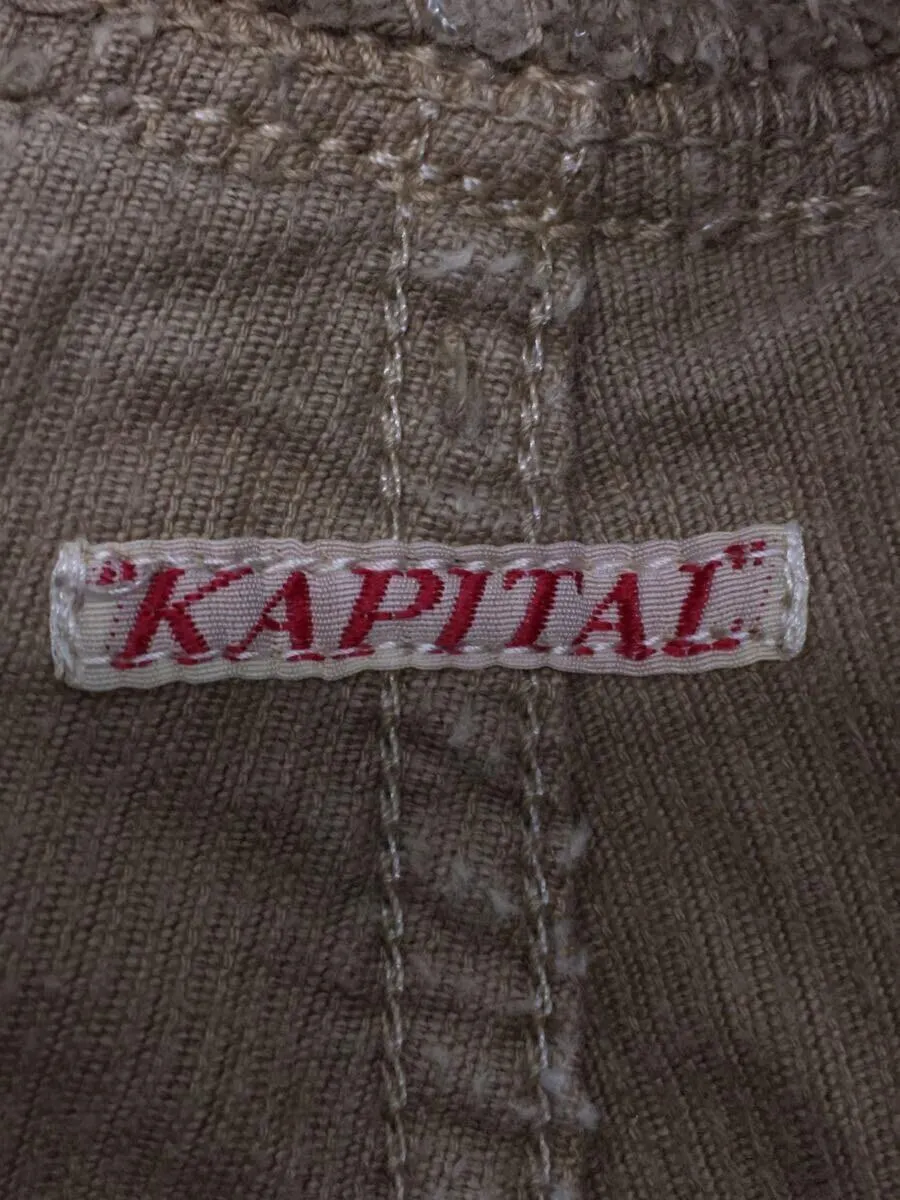 [1] Kapital Corduroy Saurel Nouvelle Pants Beige