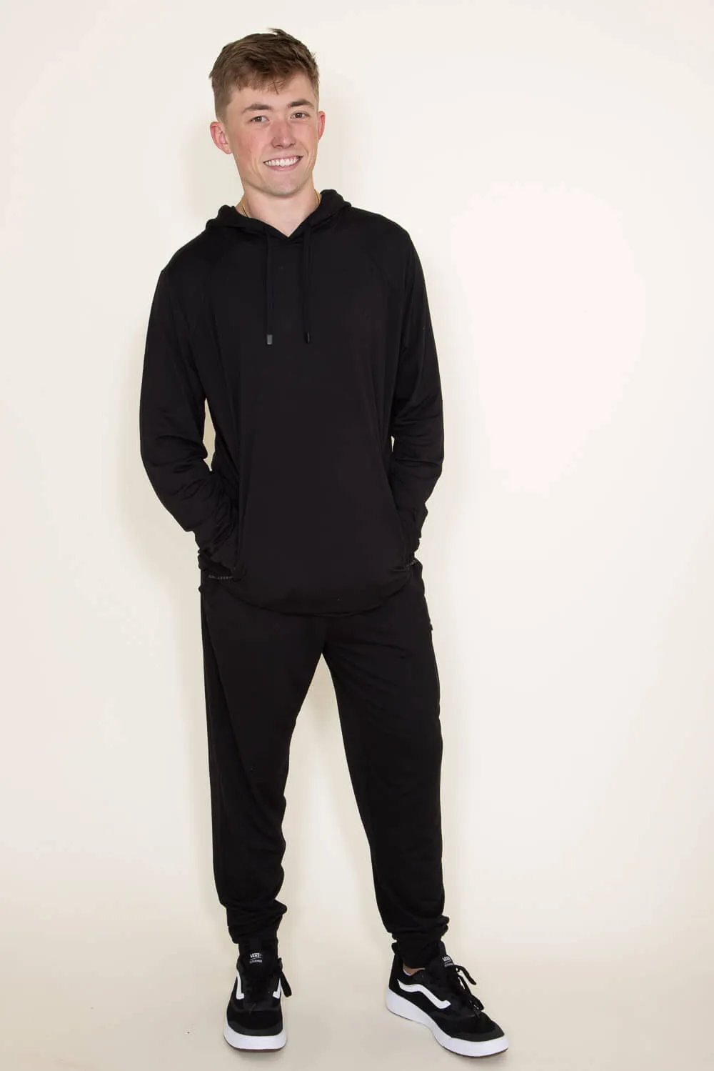1897 Active Every Day Performance Hoodie for Men in Black | MJ850-BLACK