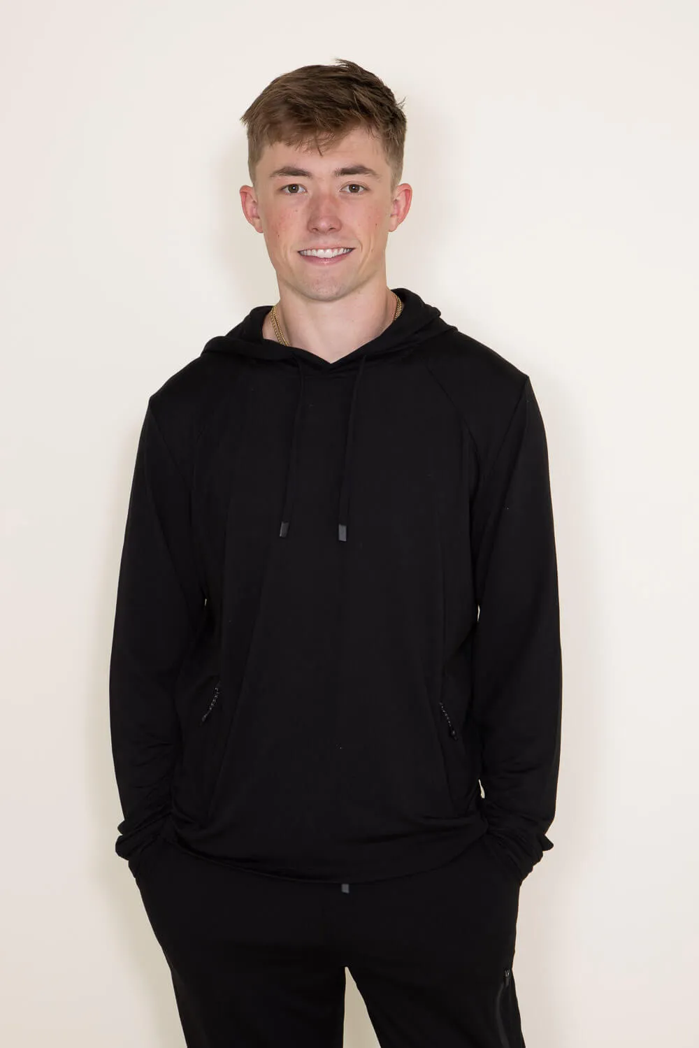 1897 Active Every Day Performance Hoodie for Men in Black | MJ850-BLACK