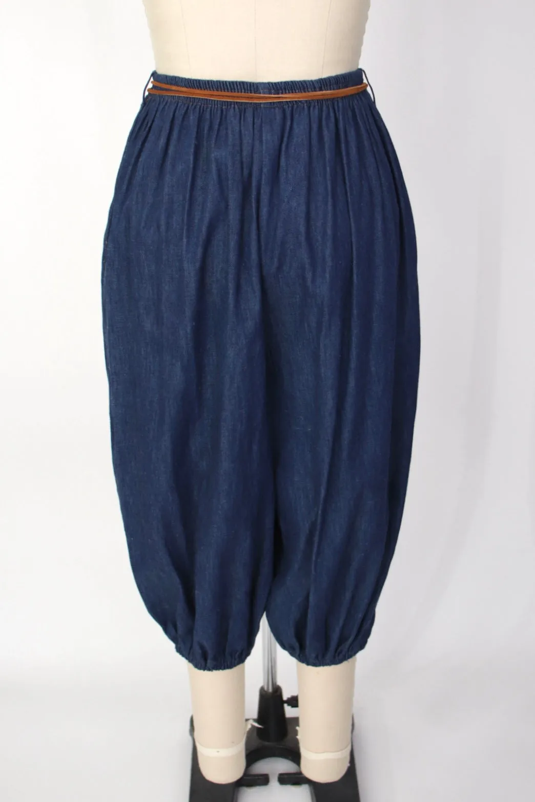 1970s Bis Bis Denim Balloon Pant Set