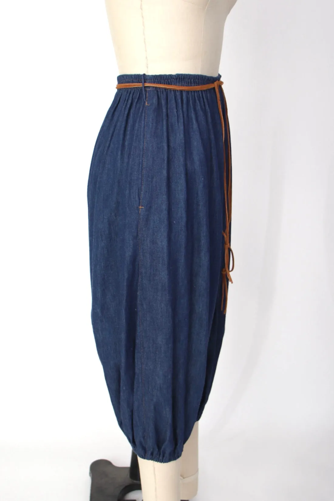 1970s Bis Bis Denim Balloon Pant Set
