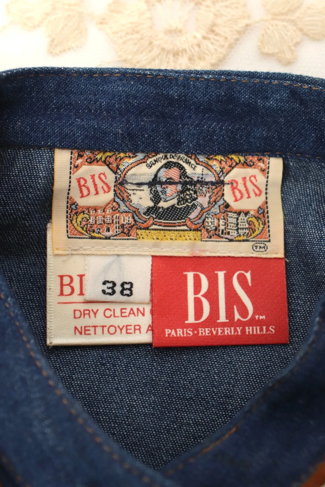 1970s Bis Bis Denim Balloon Pant Set