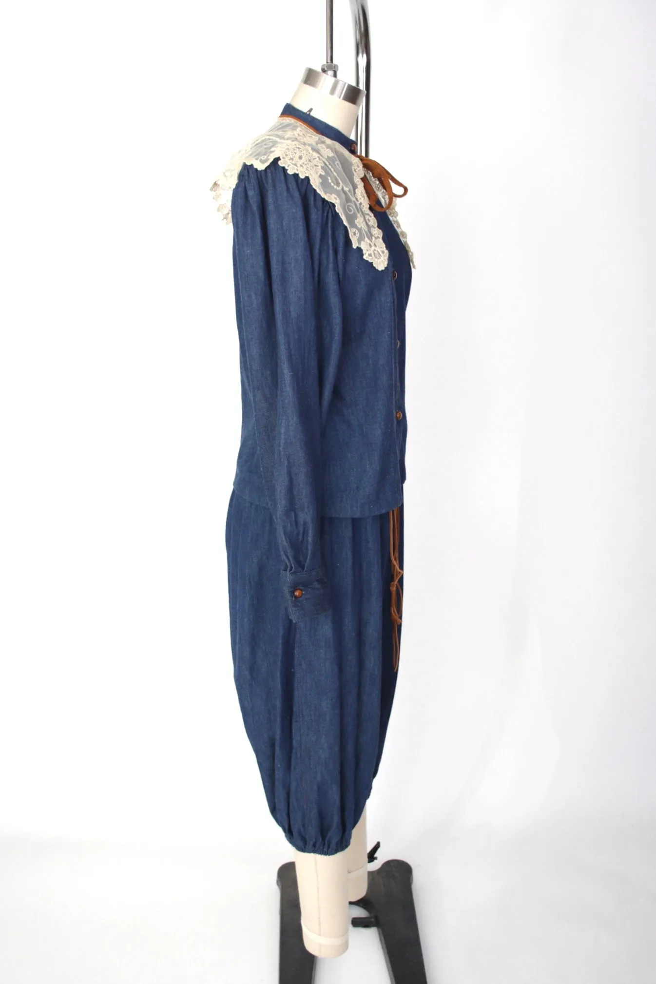 1970s Bis Bis Denim Balloon Pant Set