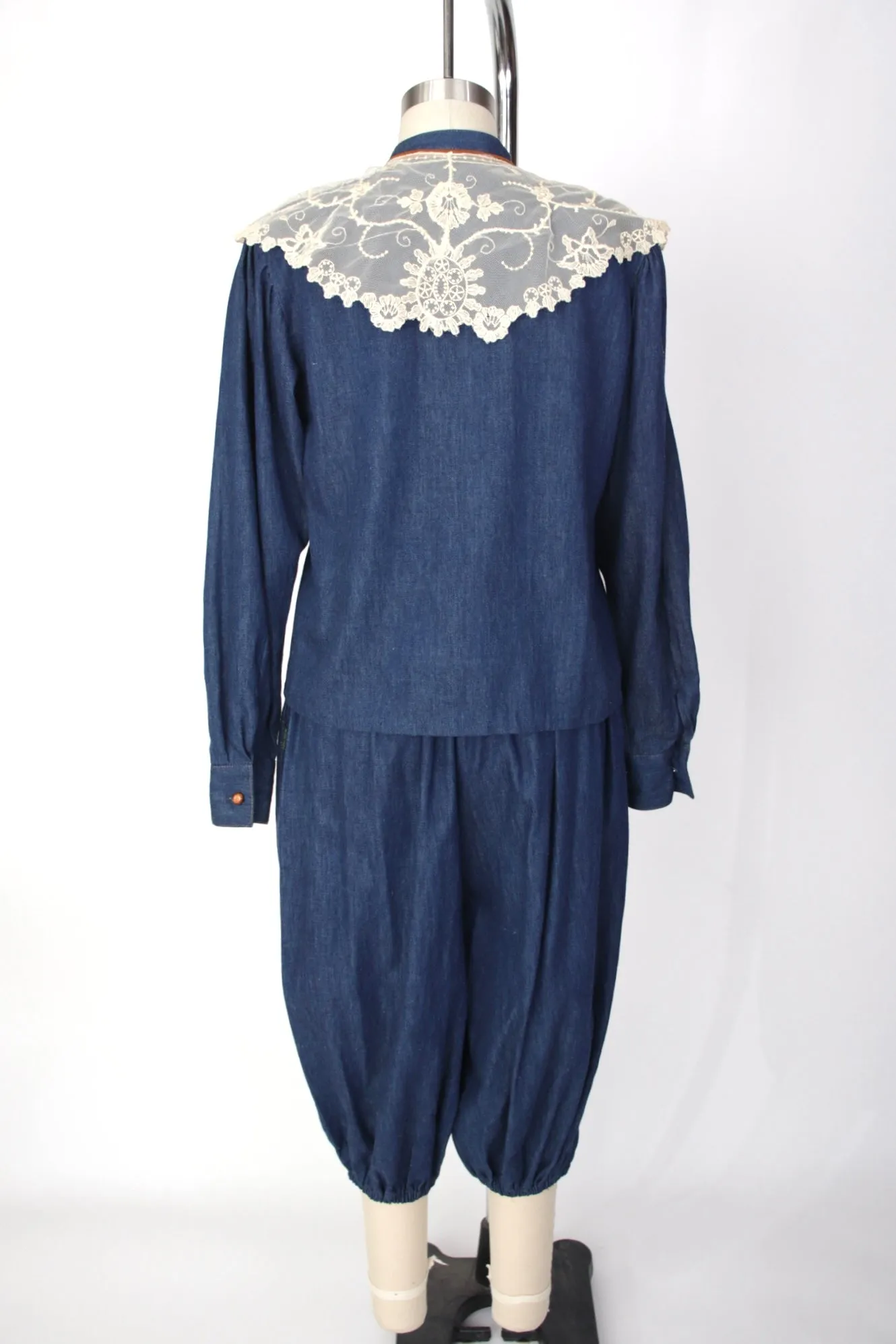 1970s Bis Bis Denim Balloon Pant Set