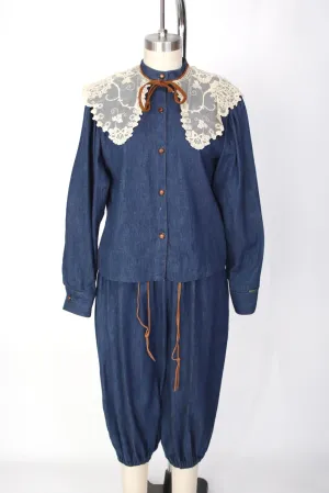 1970s Bis Bis Denim Balloon Pant Set