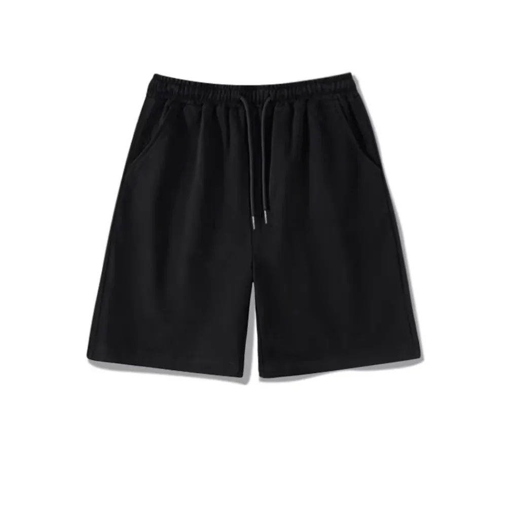 260g Solid Color Drawstring Shorts