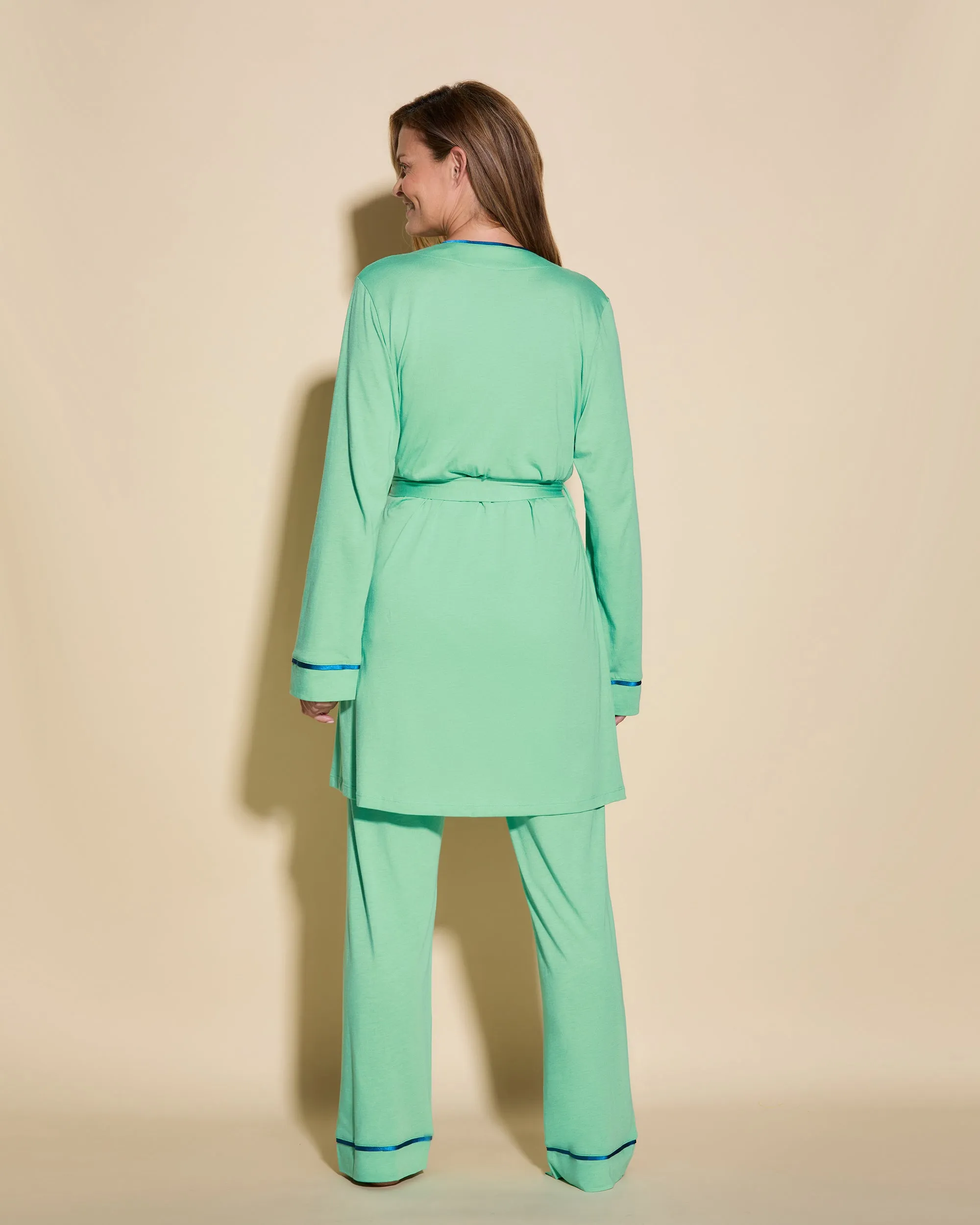 3 Piece Pajama Set With Robe