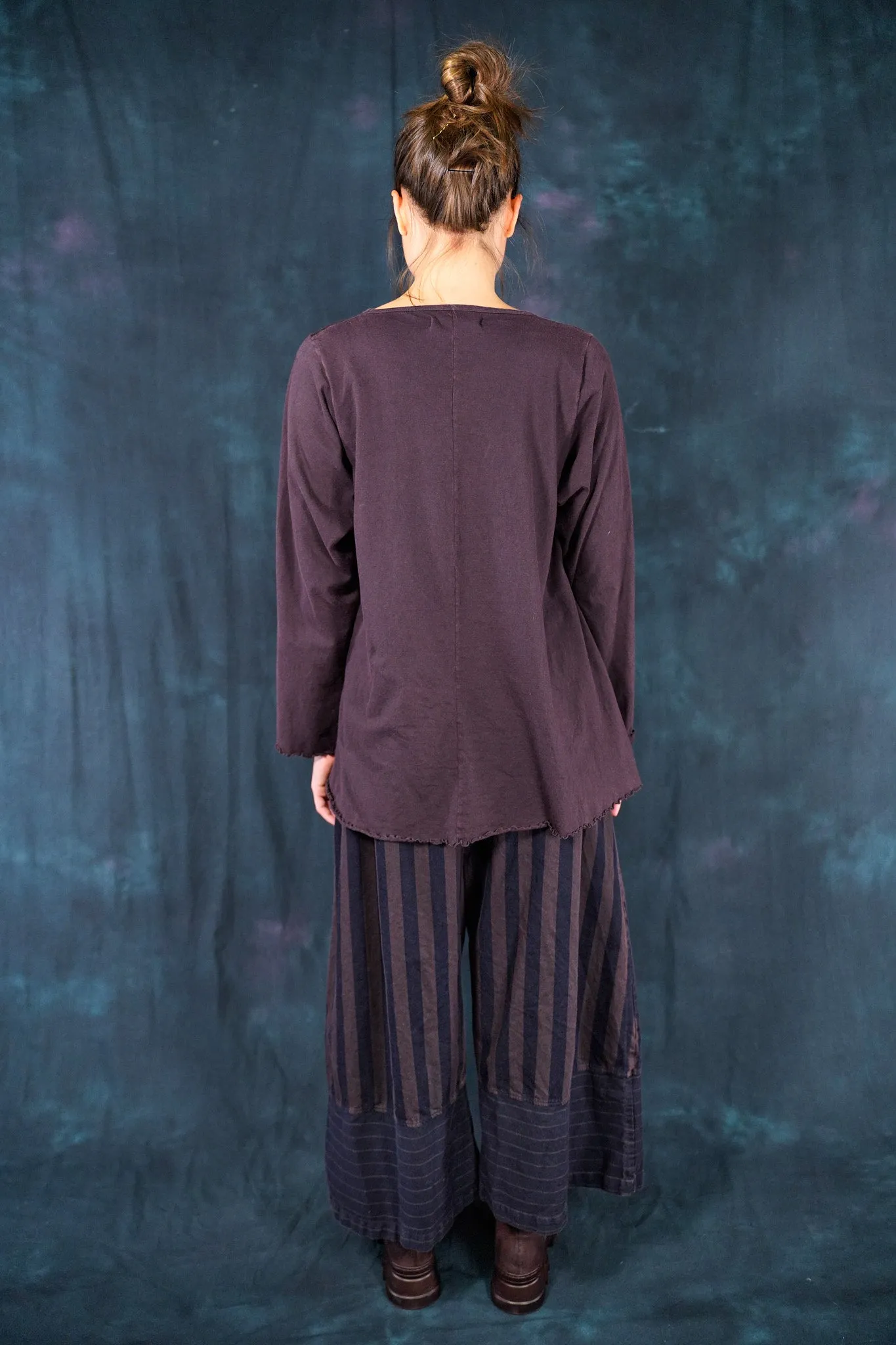 3340 Denim Stripe Pant Carob/Ink-U