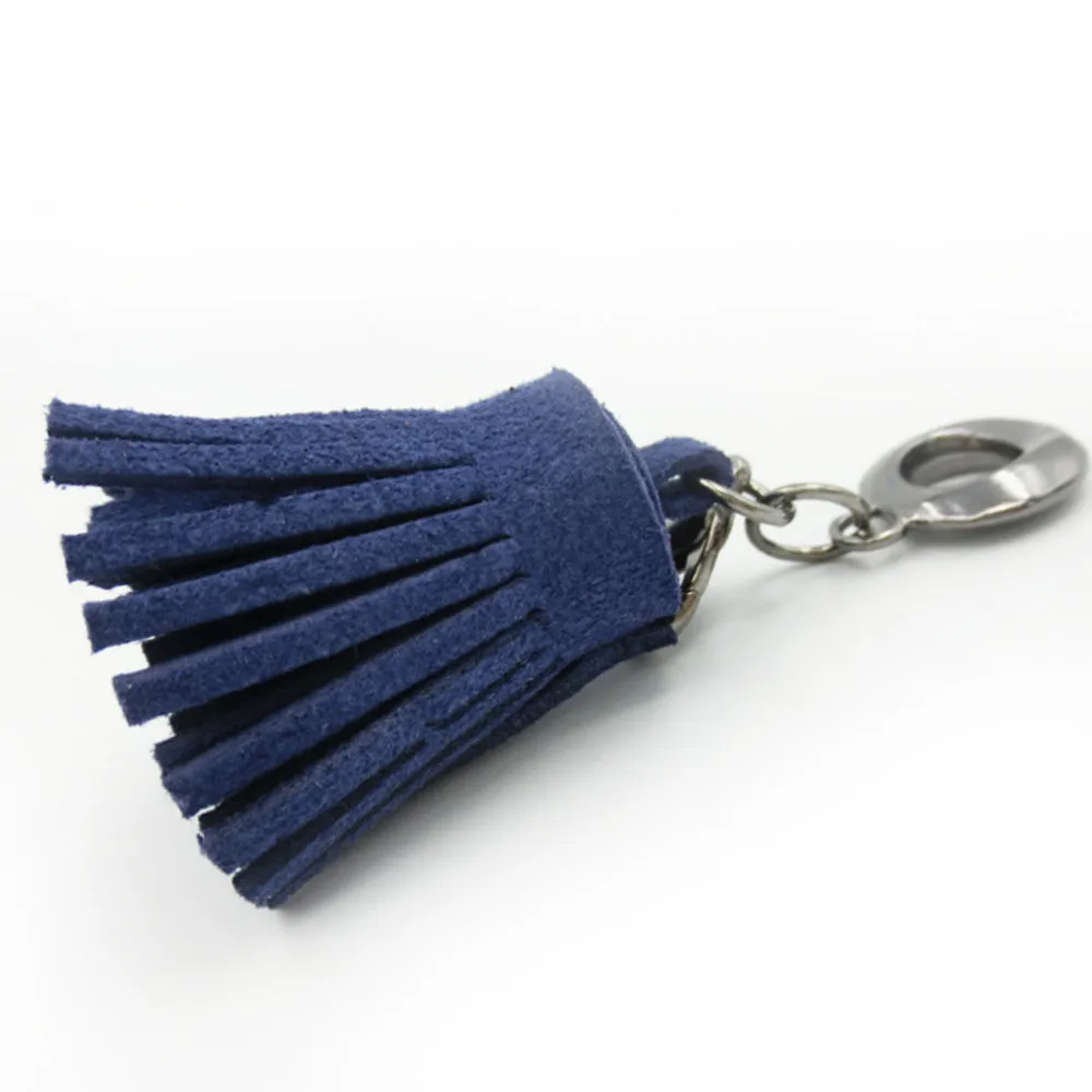 3CM Fiber Tassel Artificial Leather Tassel Fringe Tassels cute fat tassel DIY jewelry Accessories Pendent Charms Findings yellow 10pcs