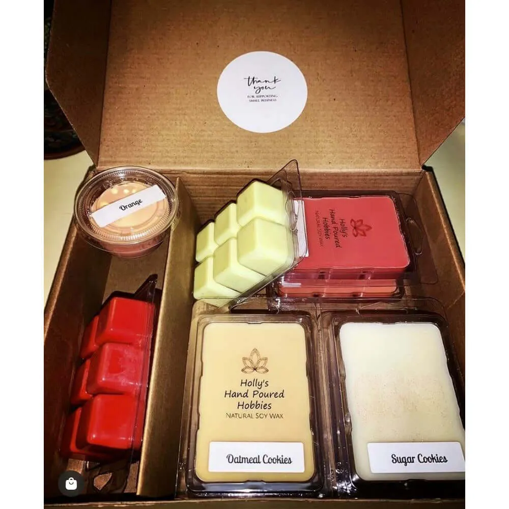 4 Pack Nontoxic Scented Soy Wax Melts | Custom