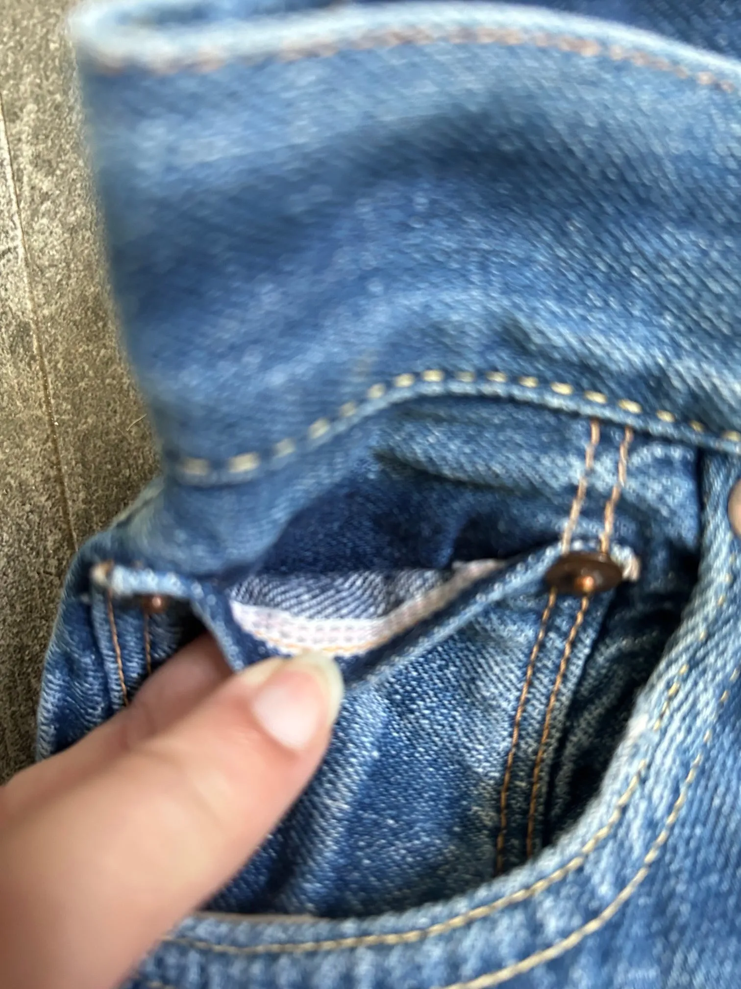 50s Levi's 701 jeans . 1950s denim pants . 28-29 waist