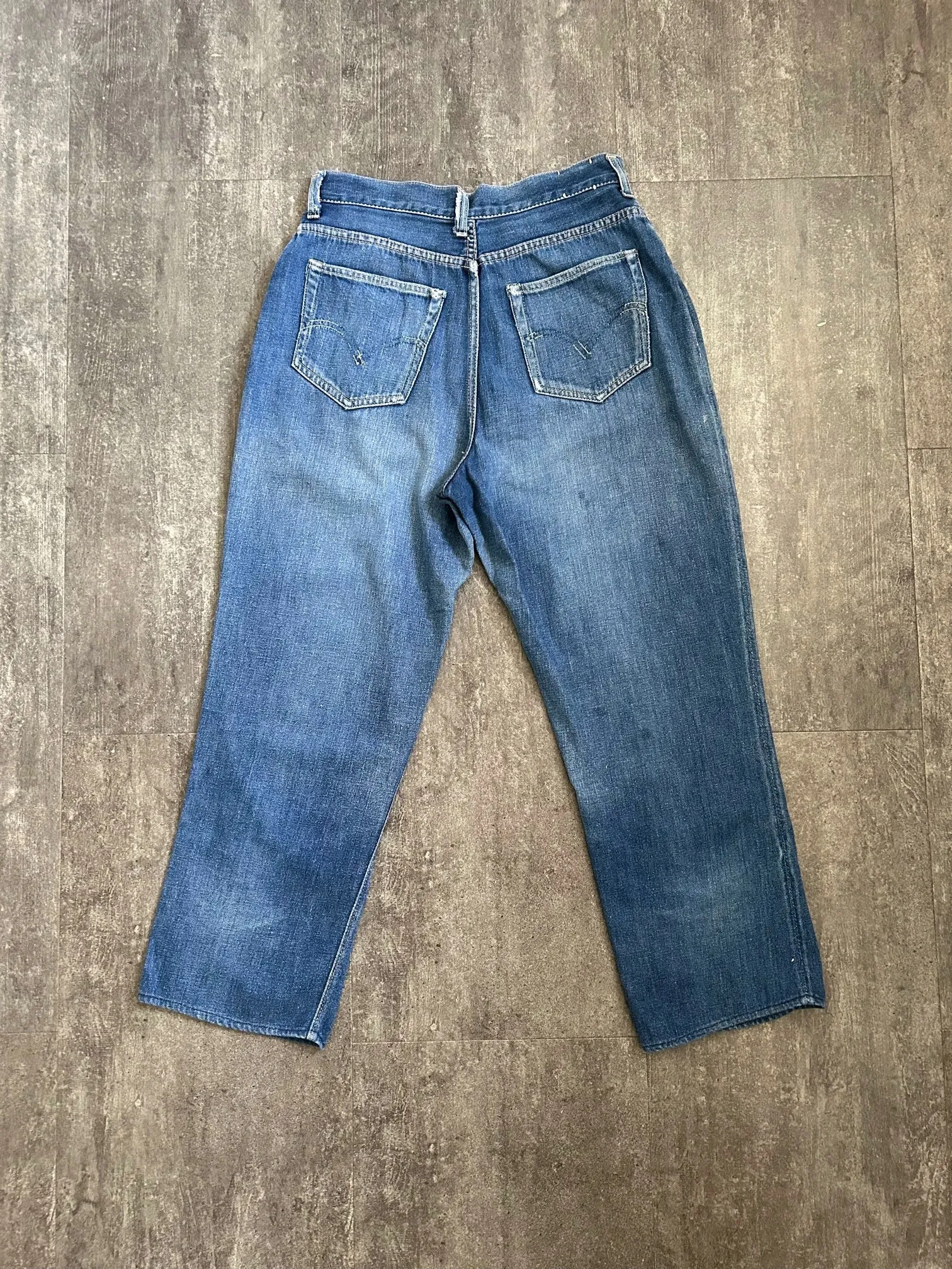 50s Levi's 701 jeans . 1950s denim pants . 28-29 waist