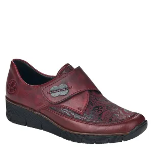 537C0 - RED LEATHER