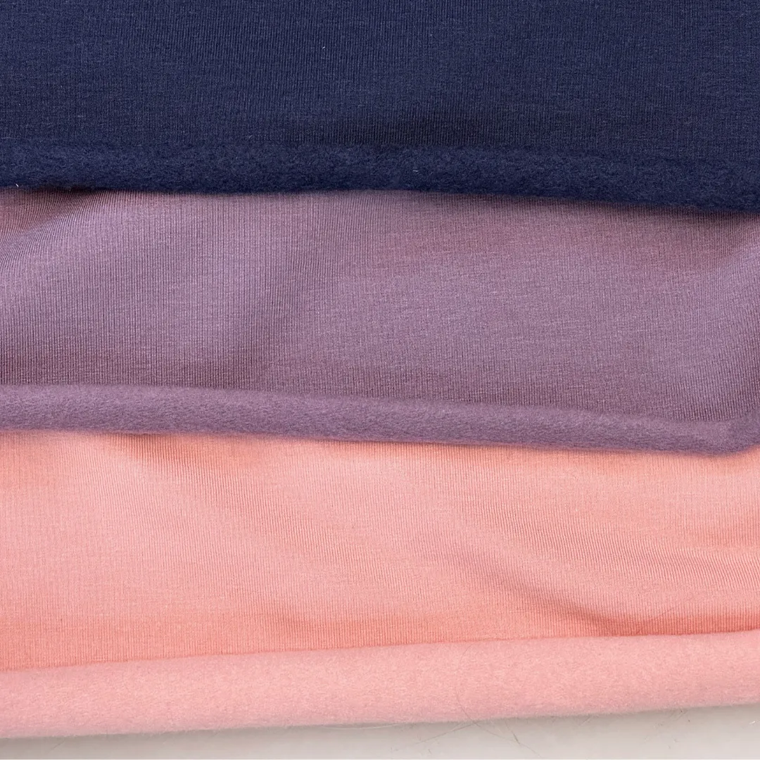 8.9 oz Bamboo Cotton Stretch Fleece - Navy