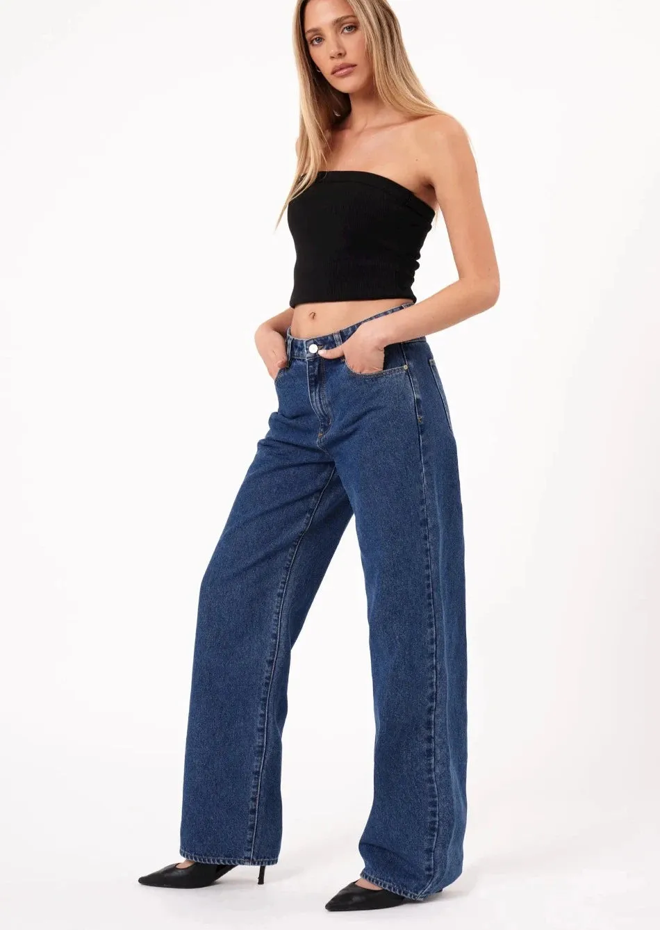 Abrand 95 Baggy Bella Mid Blue