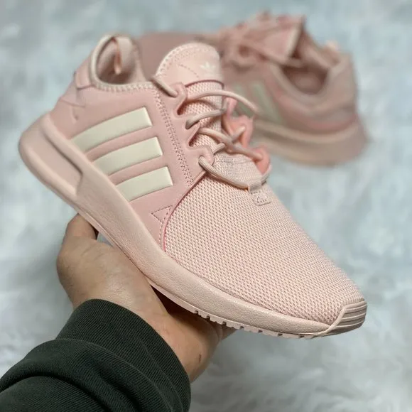 Adidas X PLR Low GS Athletic Running Shoes Icy Pink BY9880 NEW Sz 7 / WMNS 8.5