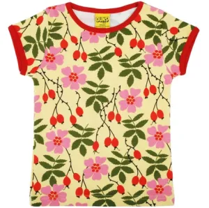 ADULT Short Sleeved Top Rosehips (Loungewear/ PJ top)
