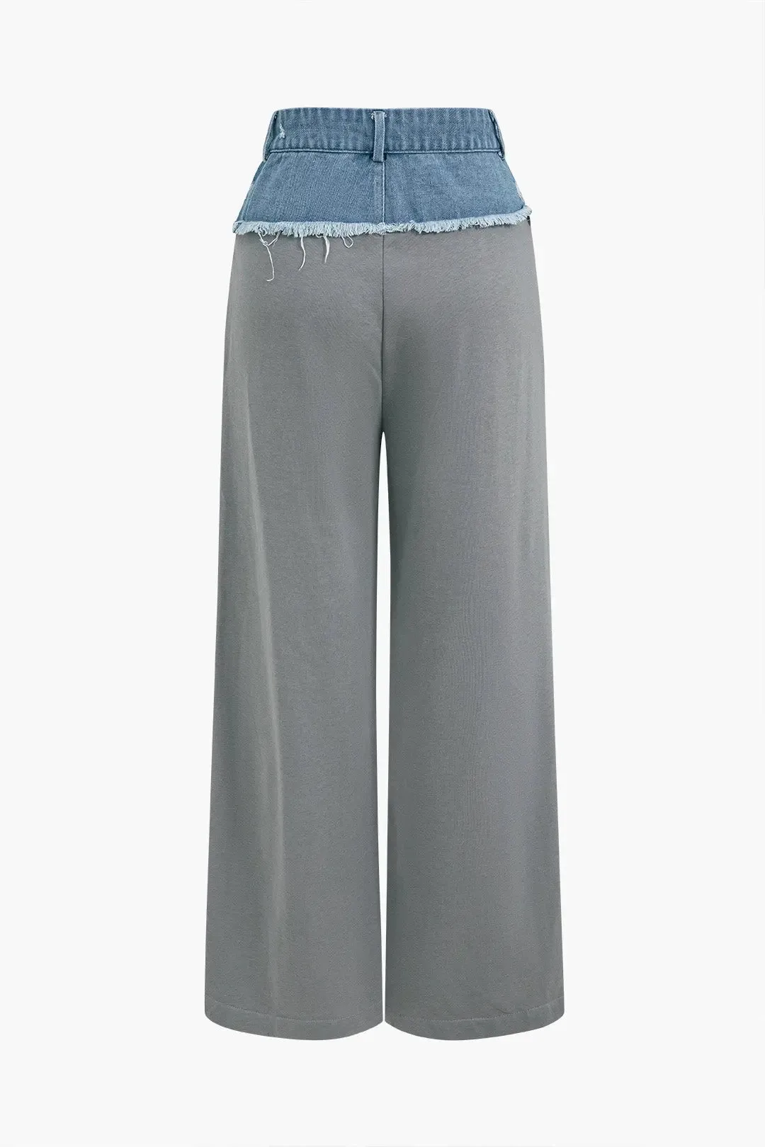 Aeliana - Unique Patchwork Design Woman's Denim Trousers