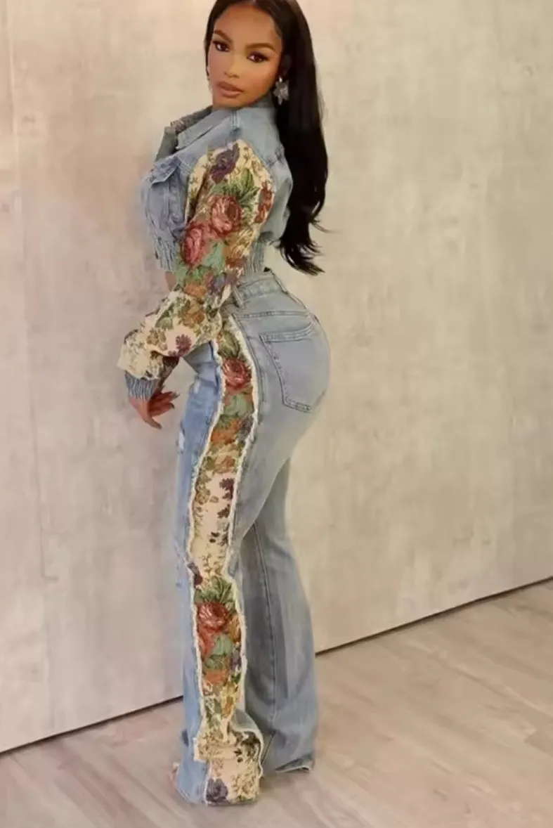 “Alice” Denim Set