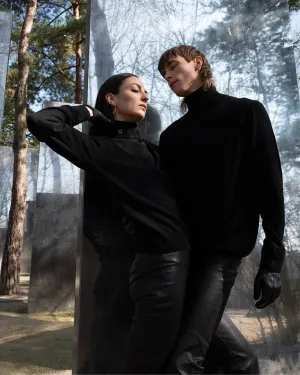 AMOUR TURTLENECK MALE - RECYCLED CASHMERE