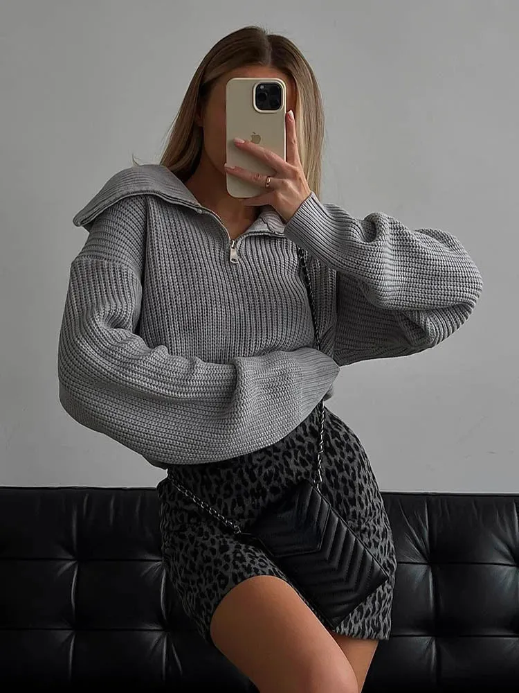ANN – Cashmere Zip Sweater