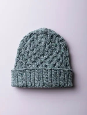 Aran Sweater Market Women's Wool Cashmere Aran Honeycomb Hat