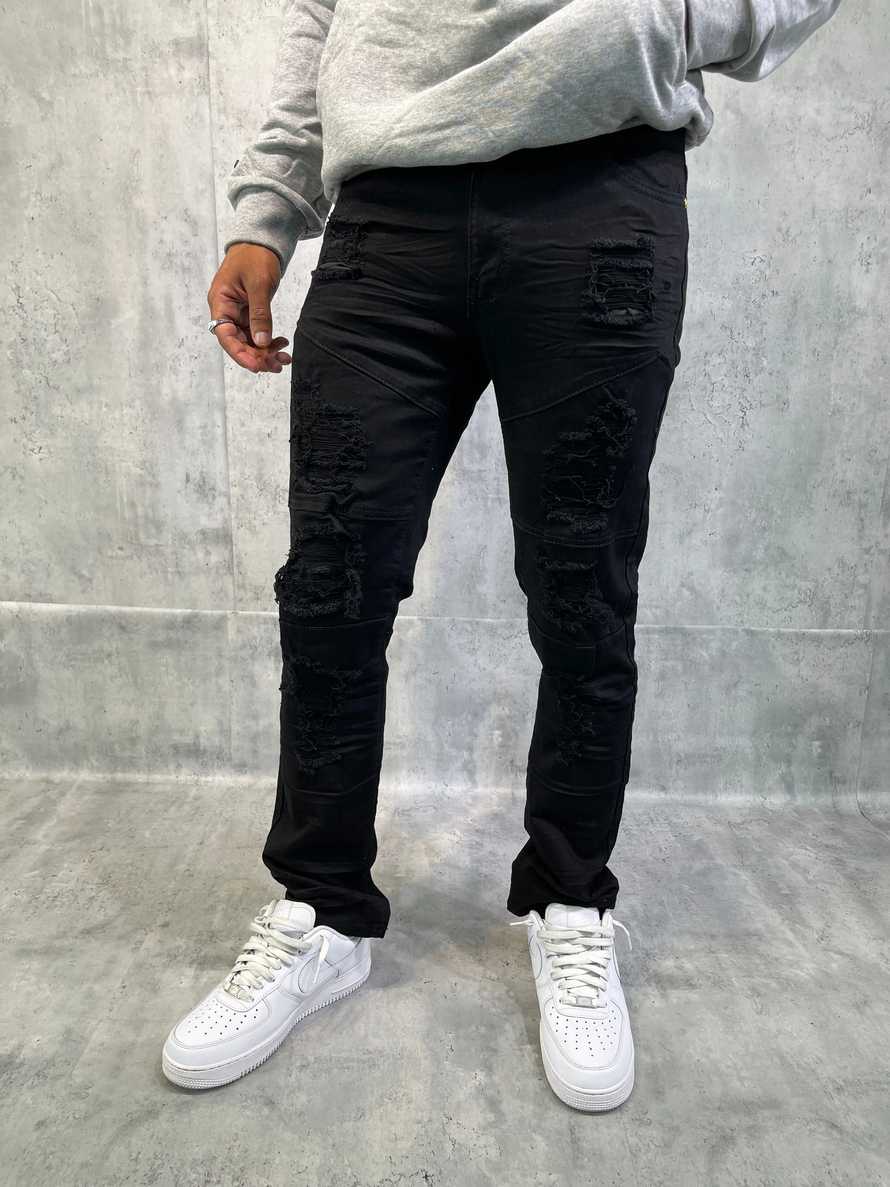 ARG-8501-Ripped Denim Pants