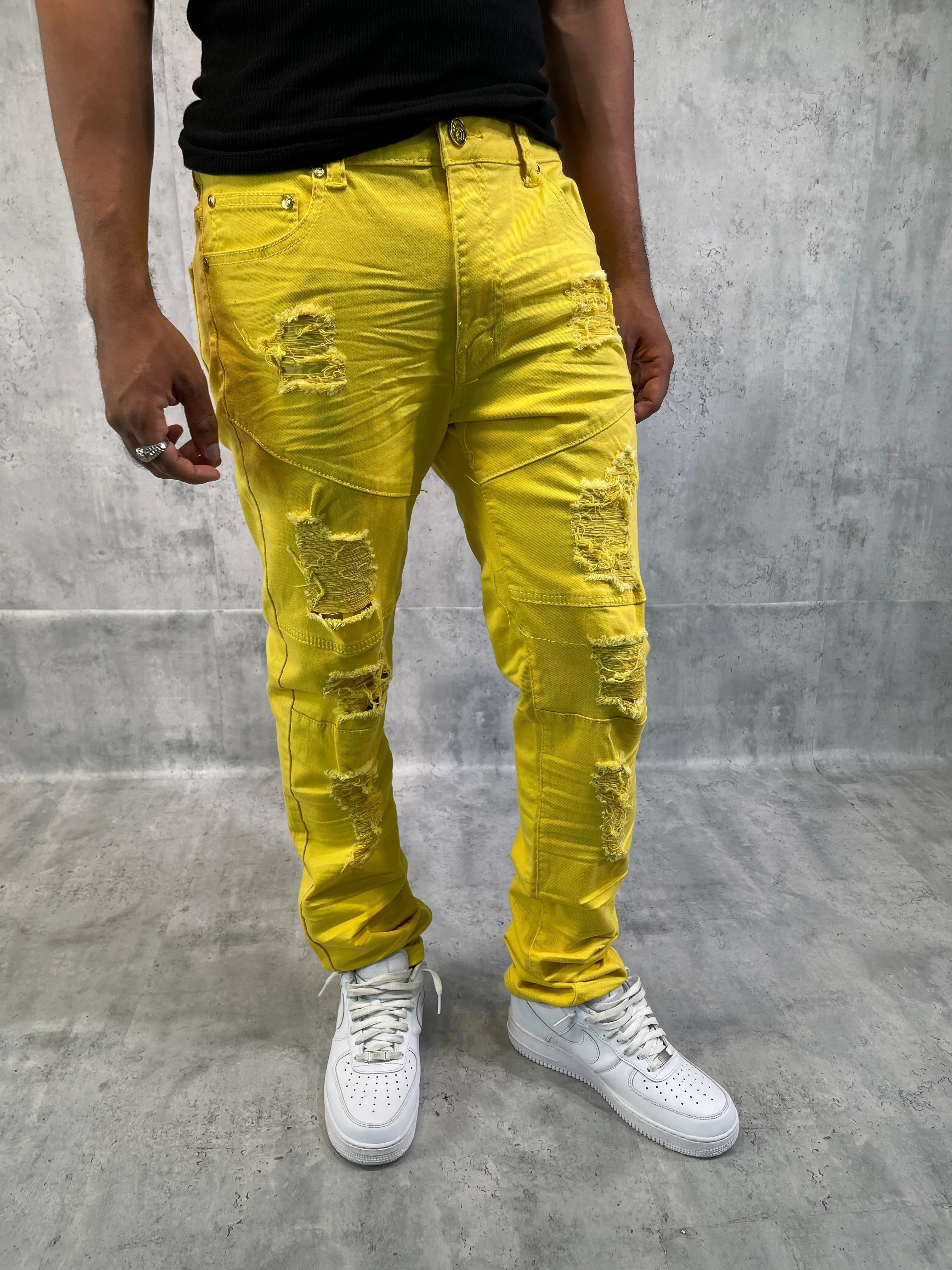 ARG-8501-Ripped Denim Pants