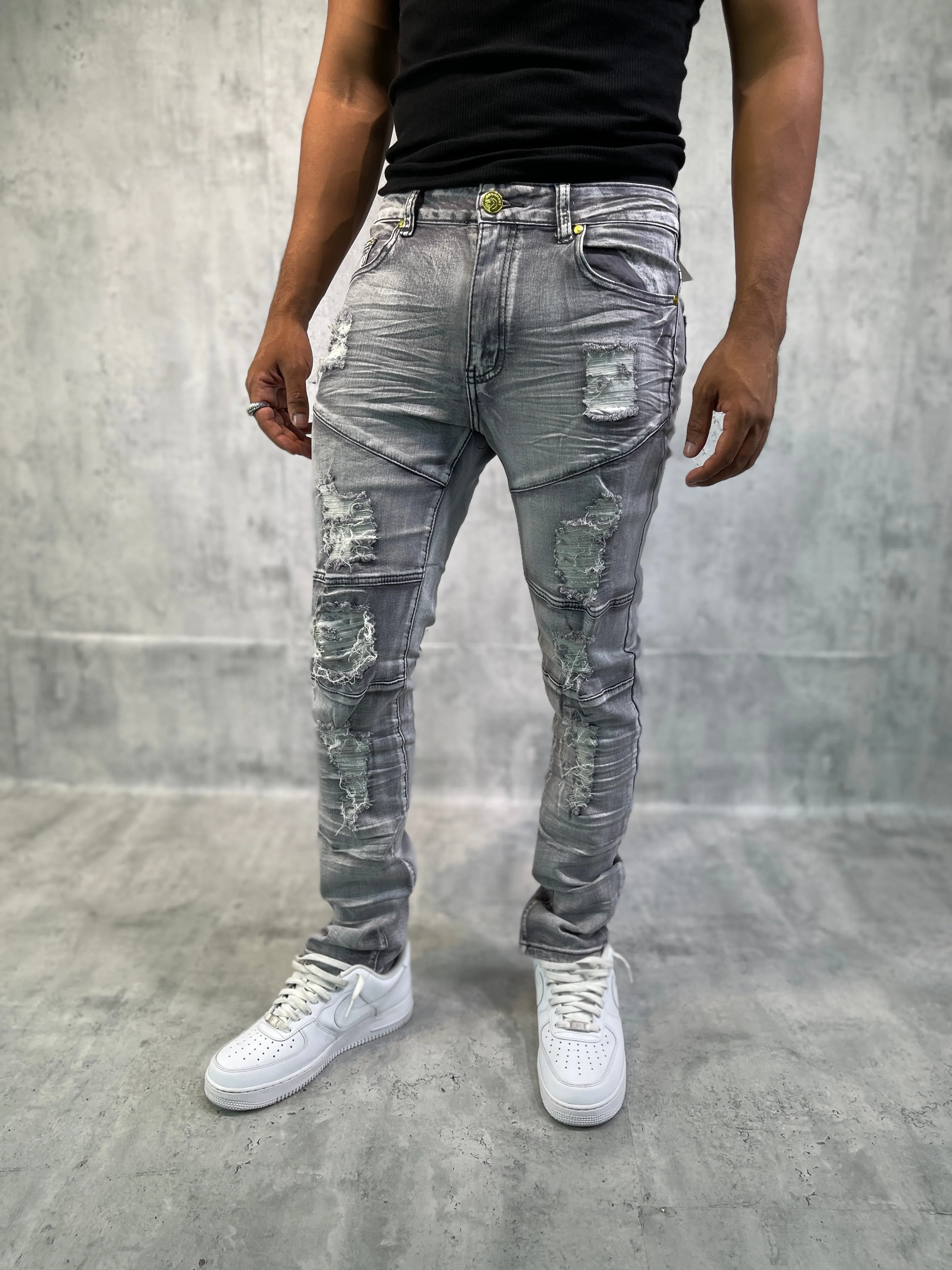 ARG-8501-Ripped Denim Pants