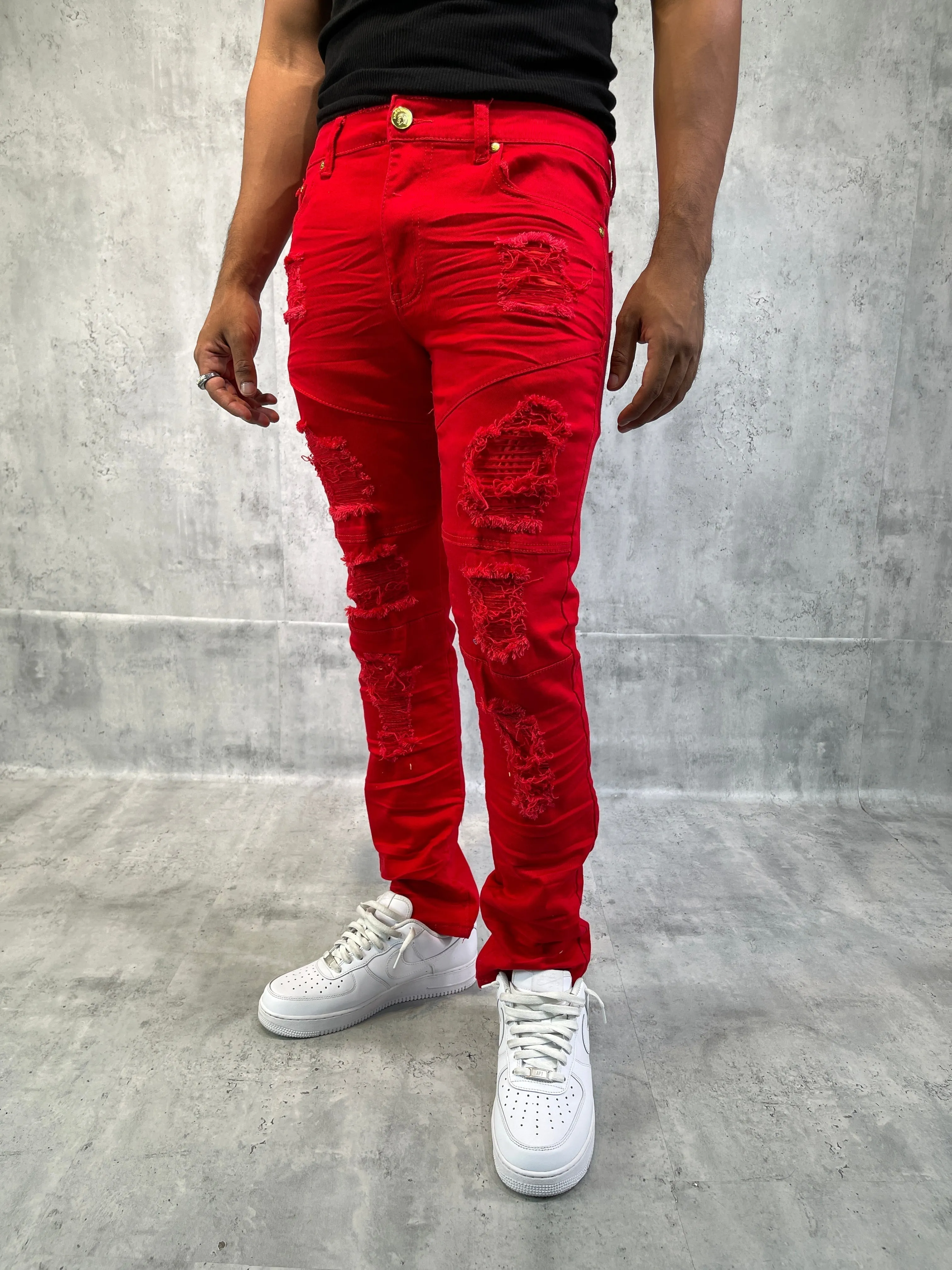 ARG-8501-Ripped Denim Pants