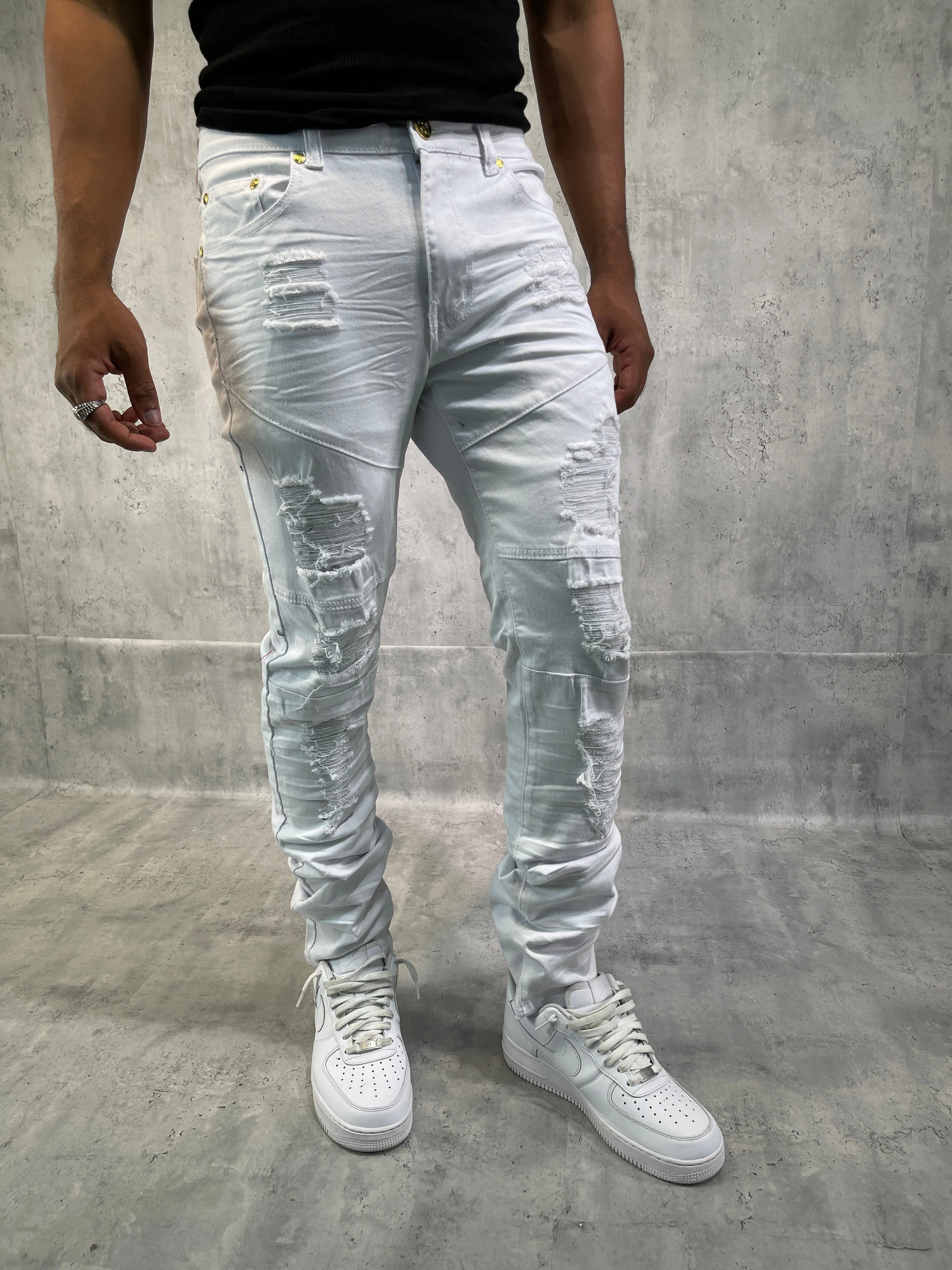 ARG-8501-Ripped Denim Pants