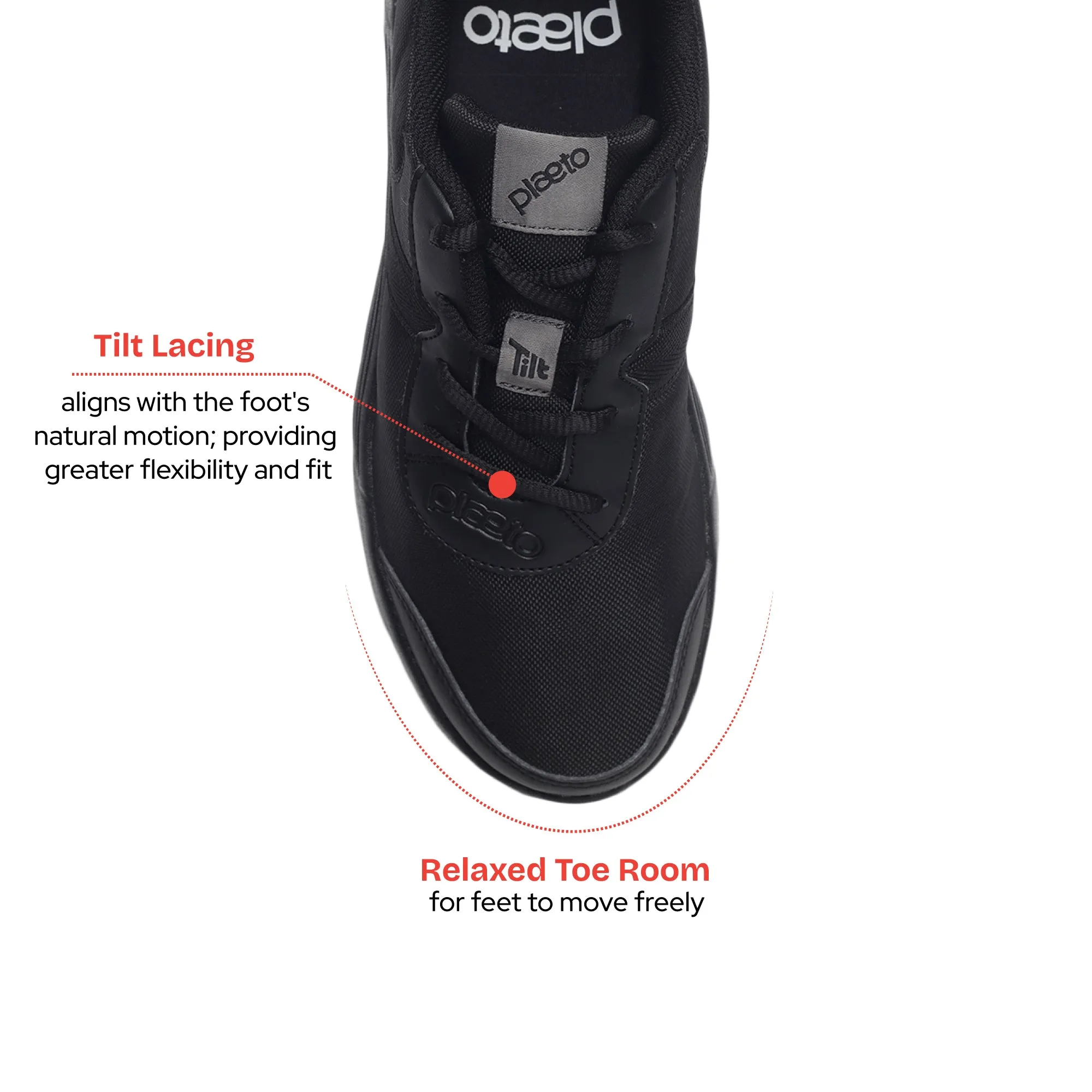 Aspire Multiplay School Shoes (5 - 12 UK) - Black