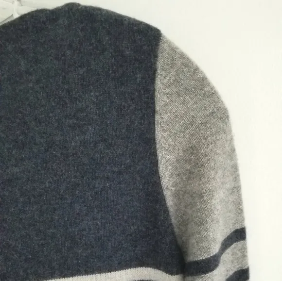 Autumn Cashmere stripe sweater 100% cashmere