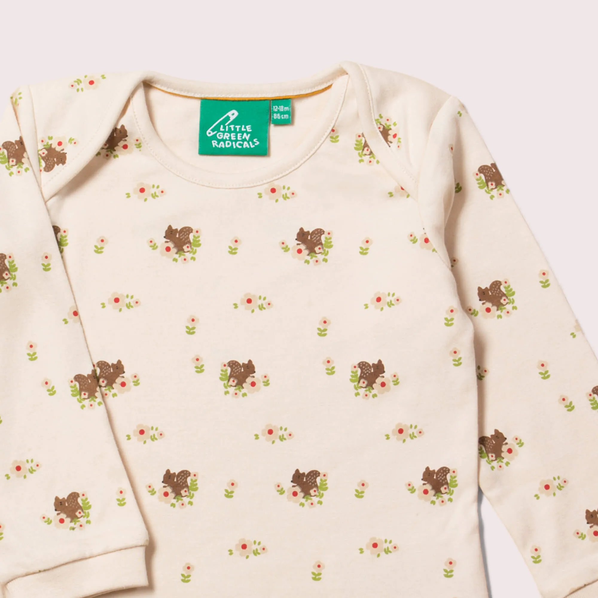 Autumn Squirrel Organic T-Shirt & Jogger Playset