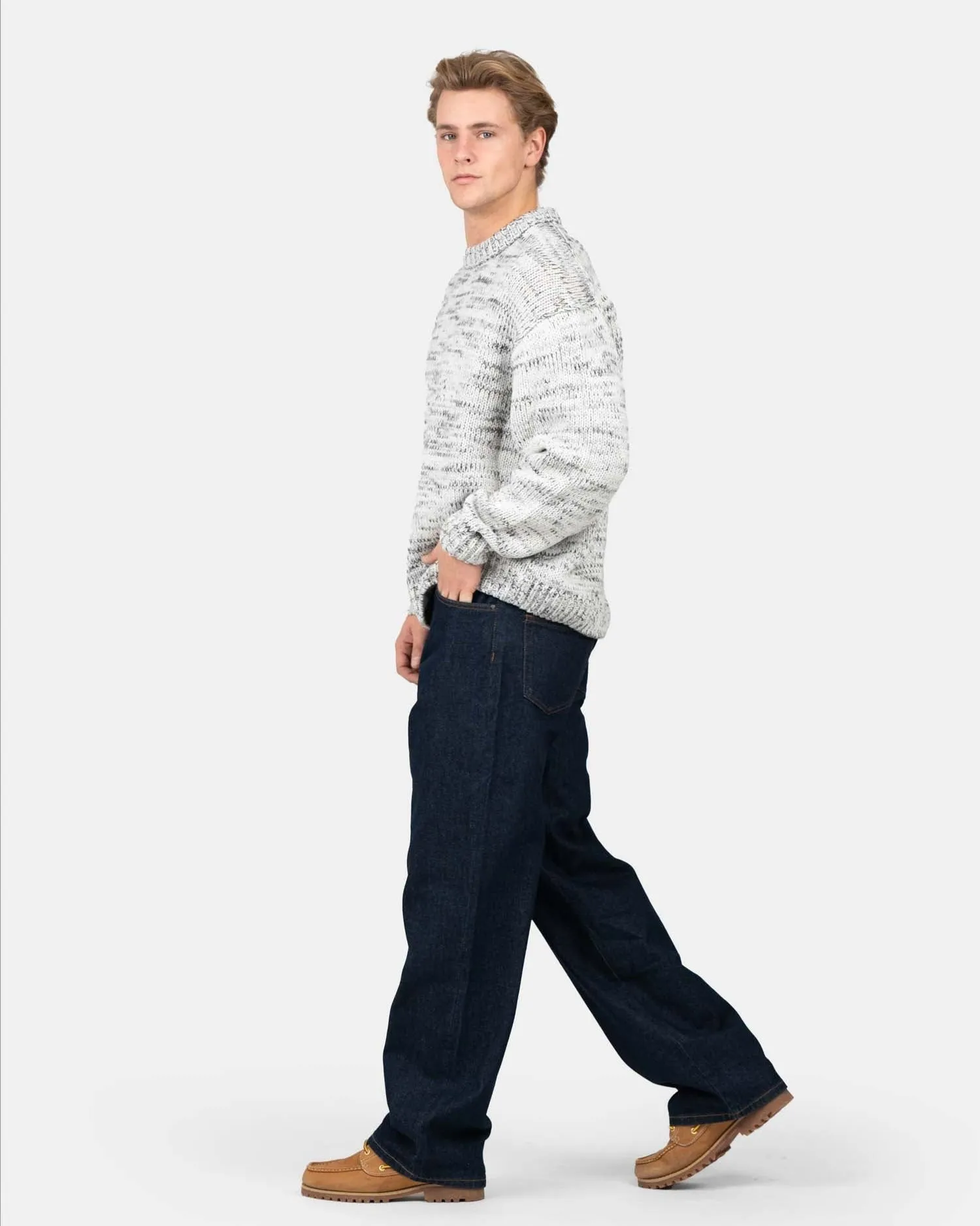 Baggy Denim Jeans Indigo