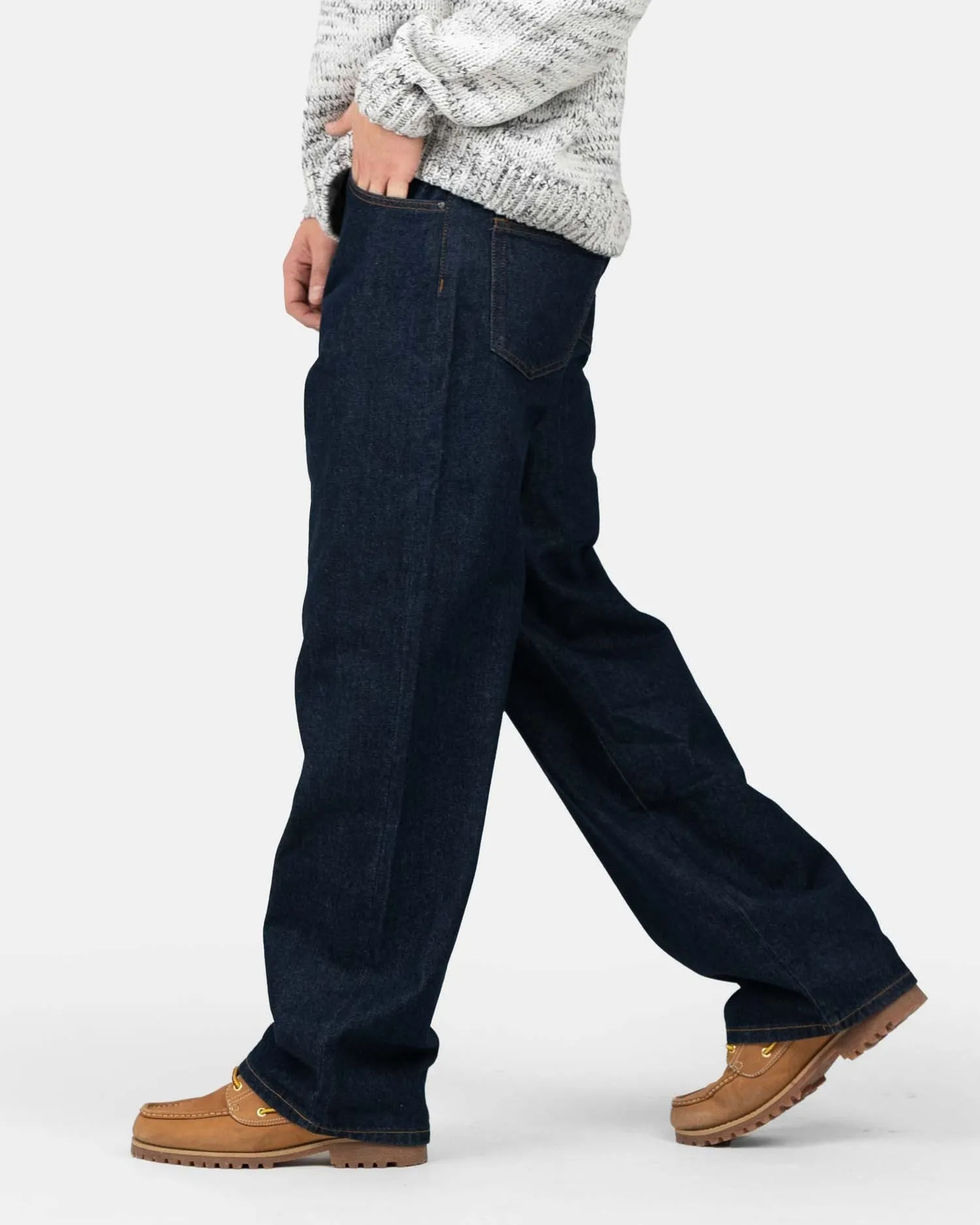 Baggy Denim Jeans Indigo