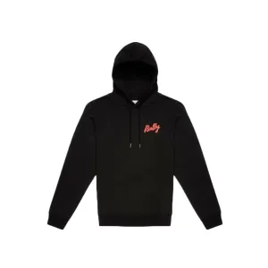 BALLY FLEECE SWEATSHIRT COTTON IN BLACK AND ORANGE