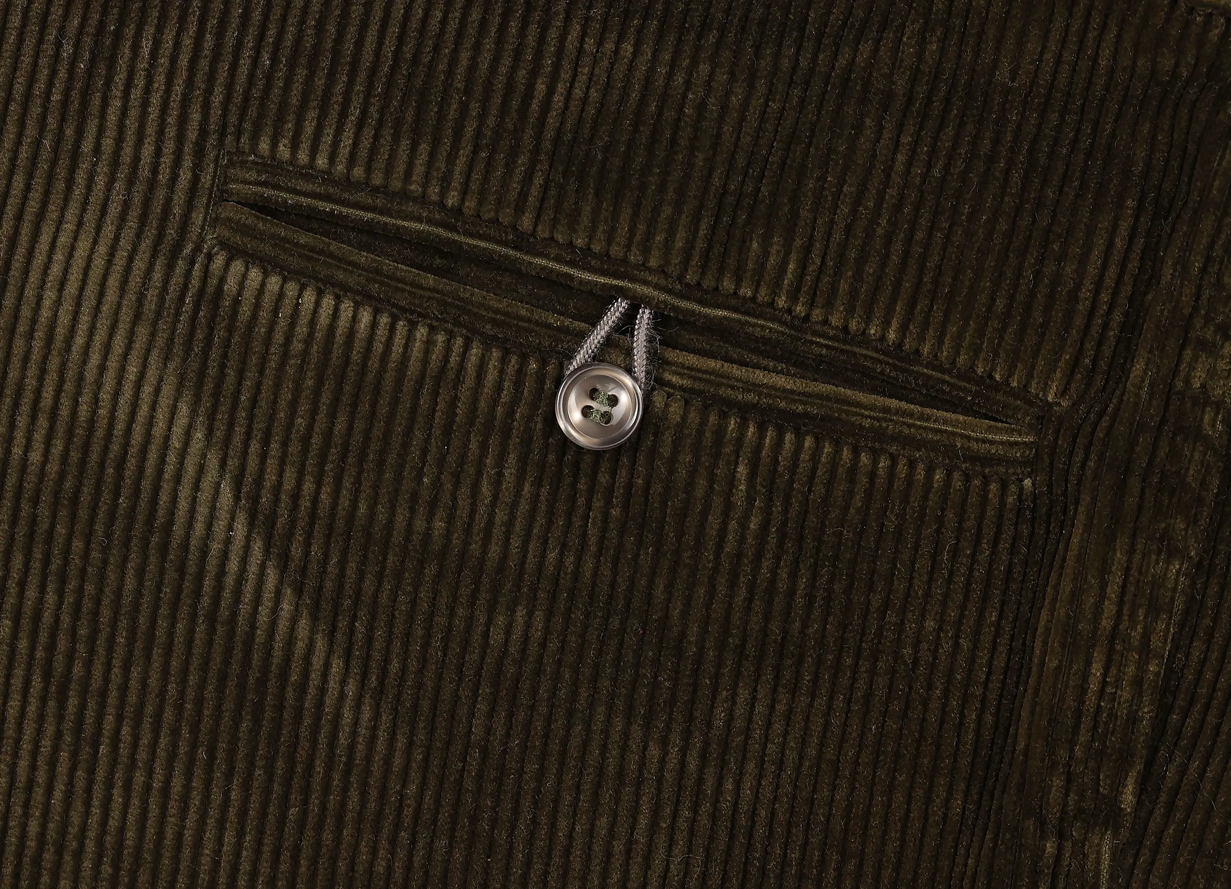 Barbour Corduroy Trousers Pants - Green - L