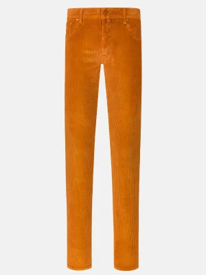 BARD PANTS IN ORANGE CORDUROY