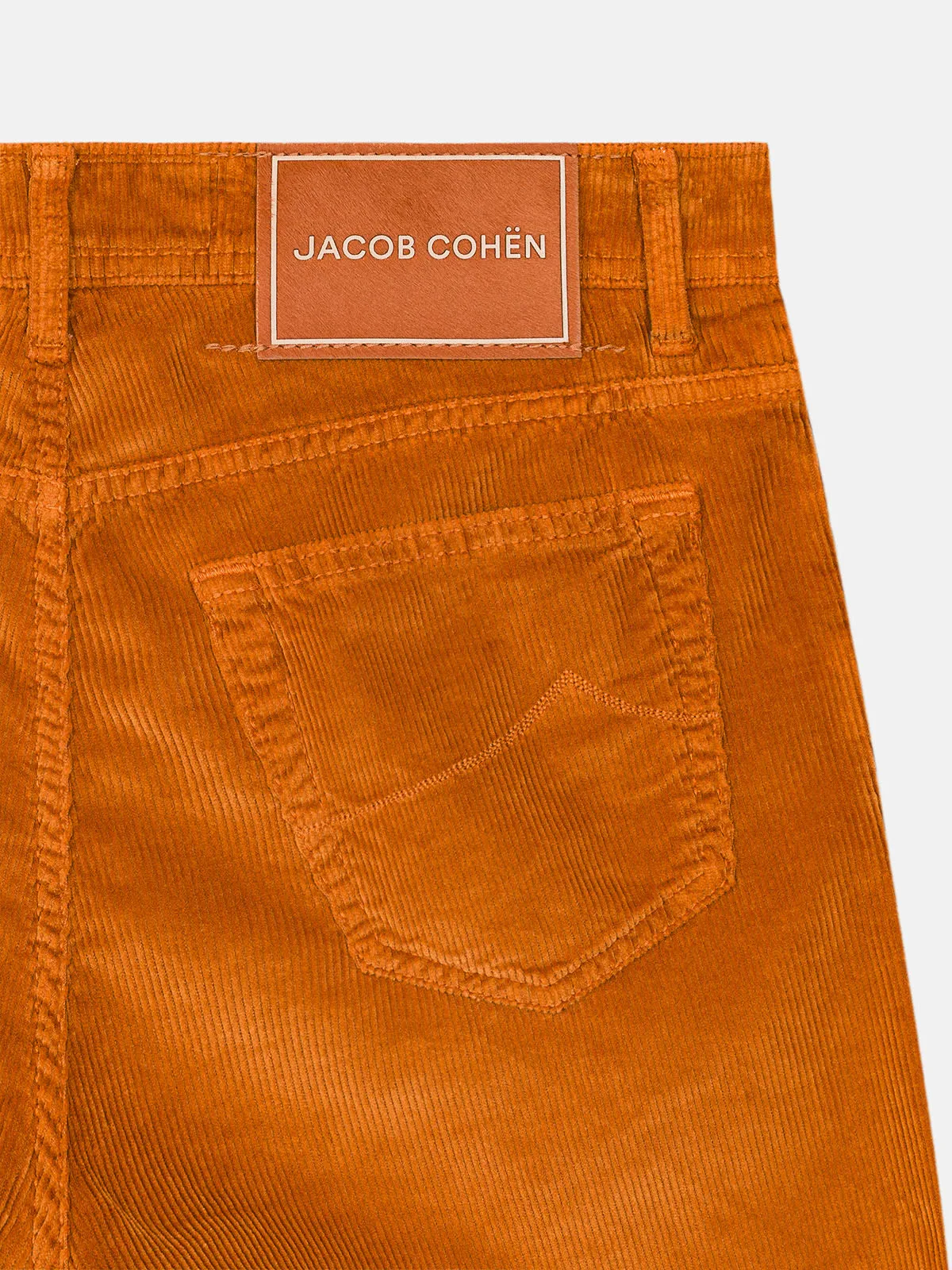 BARD PANTS IN ORANGE CORDUROY