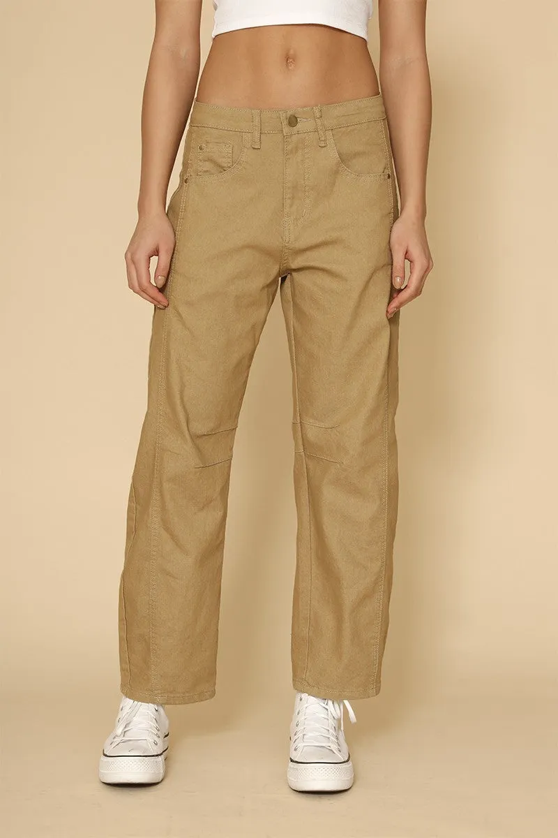 Barrel denim jeans