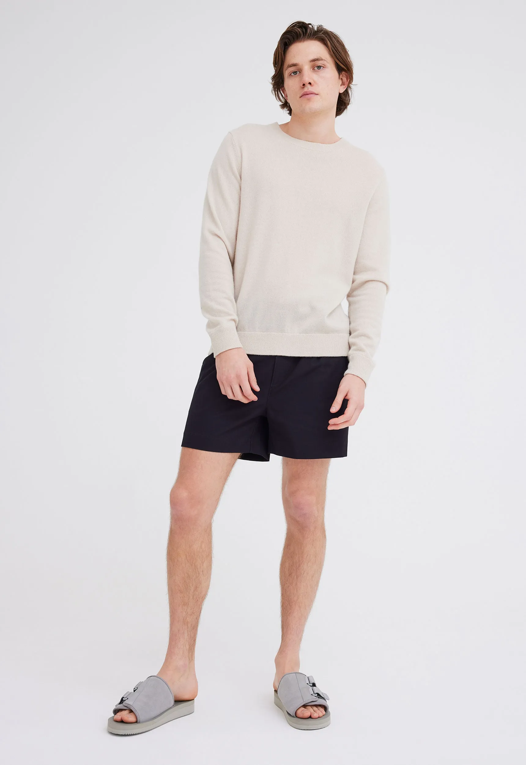 Beckham Cashmere Sweater - Dia Neutral
