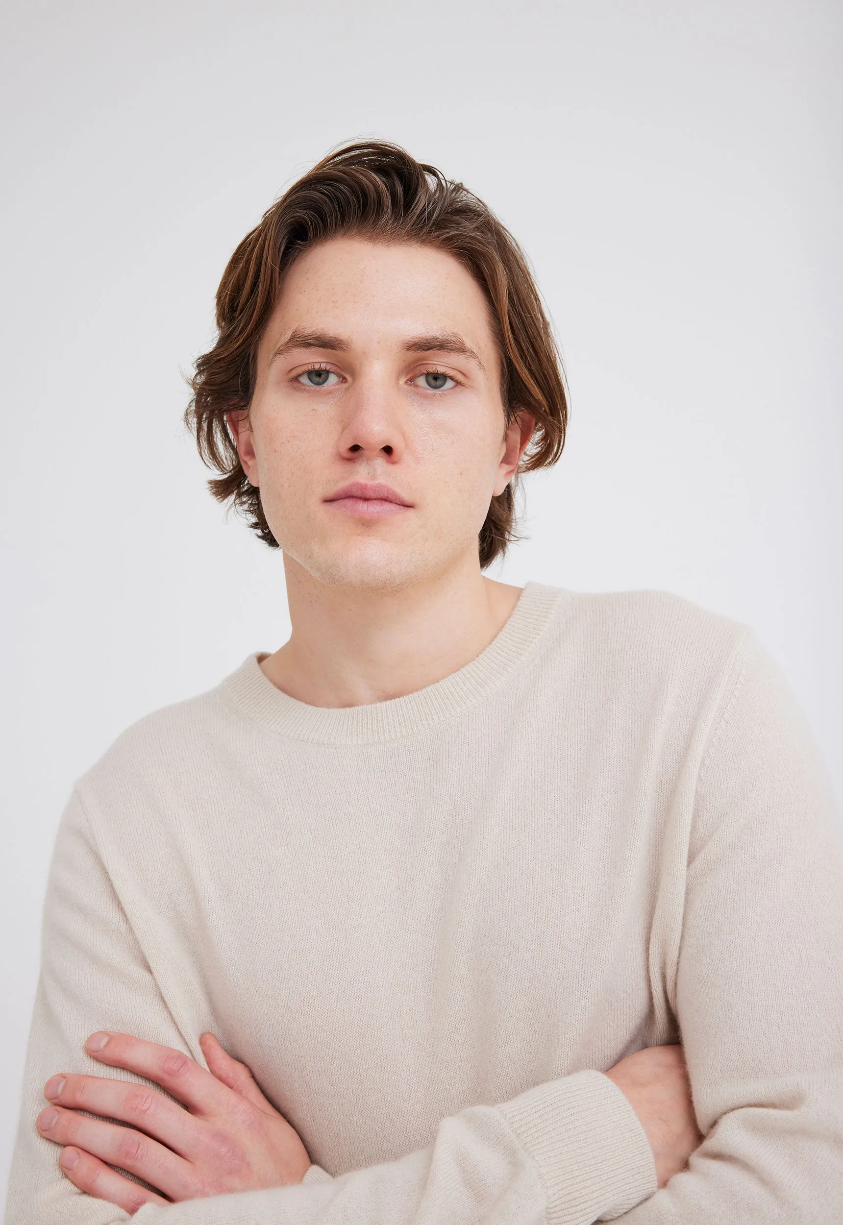 Beckham Cashmere Sweater - Dia Neutral