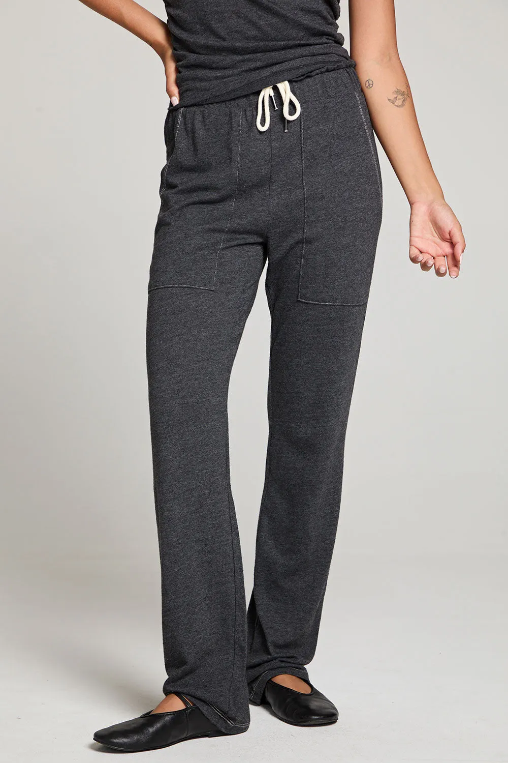Bellow Licorice Black Joggers