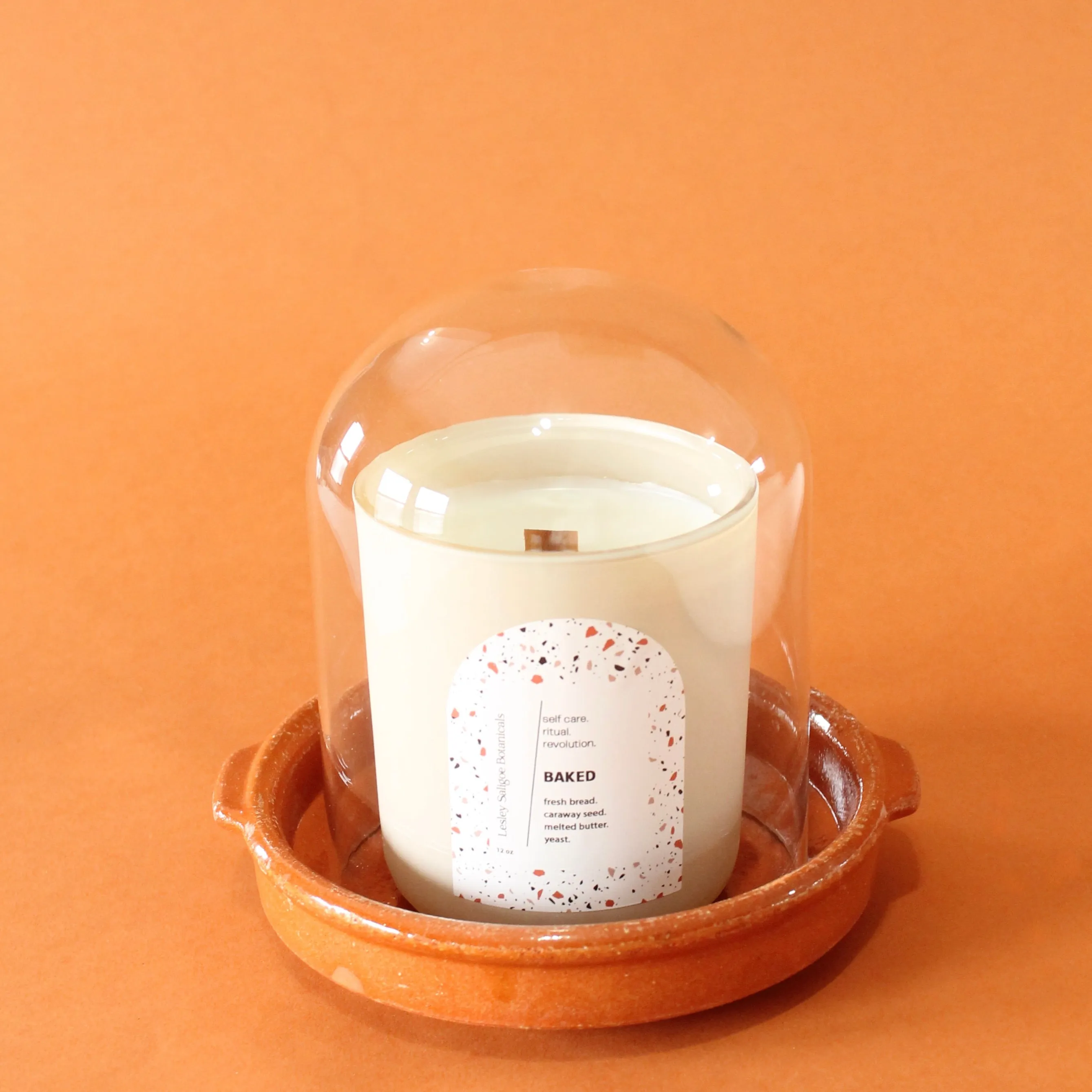 BESPOKE Hand Poured Candle. One of a Kind Custom Fragrance Blend. Wood Wick. 12 oz. Matte White.