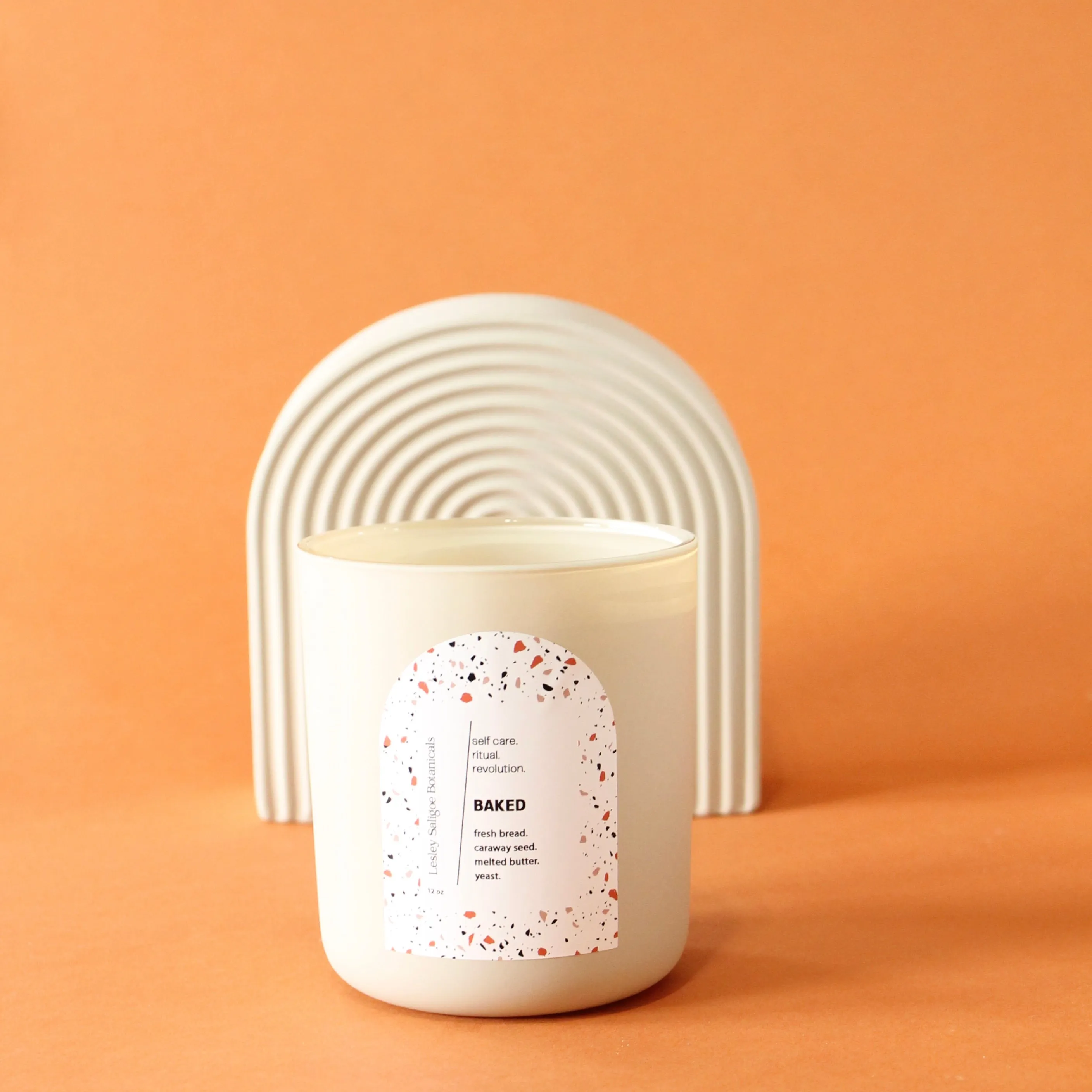 BESPOKE Hand Poured Candle. One of a Kind Custom Fragrance Blend. Wood Wick. 12 oz. Matte White.