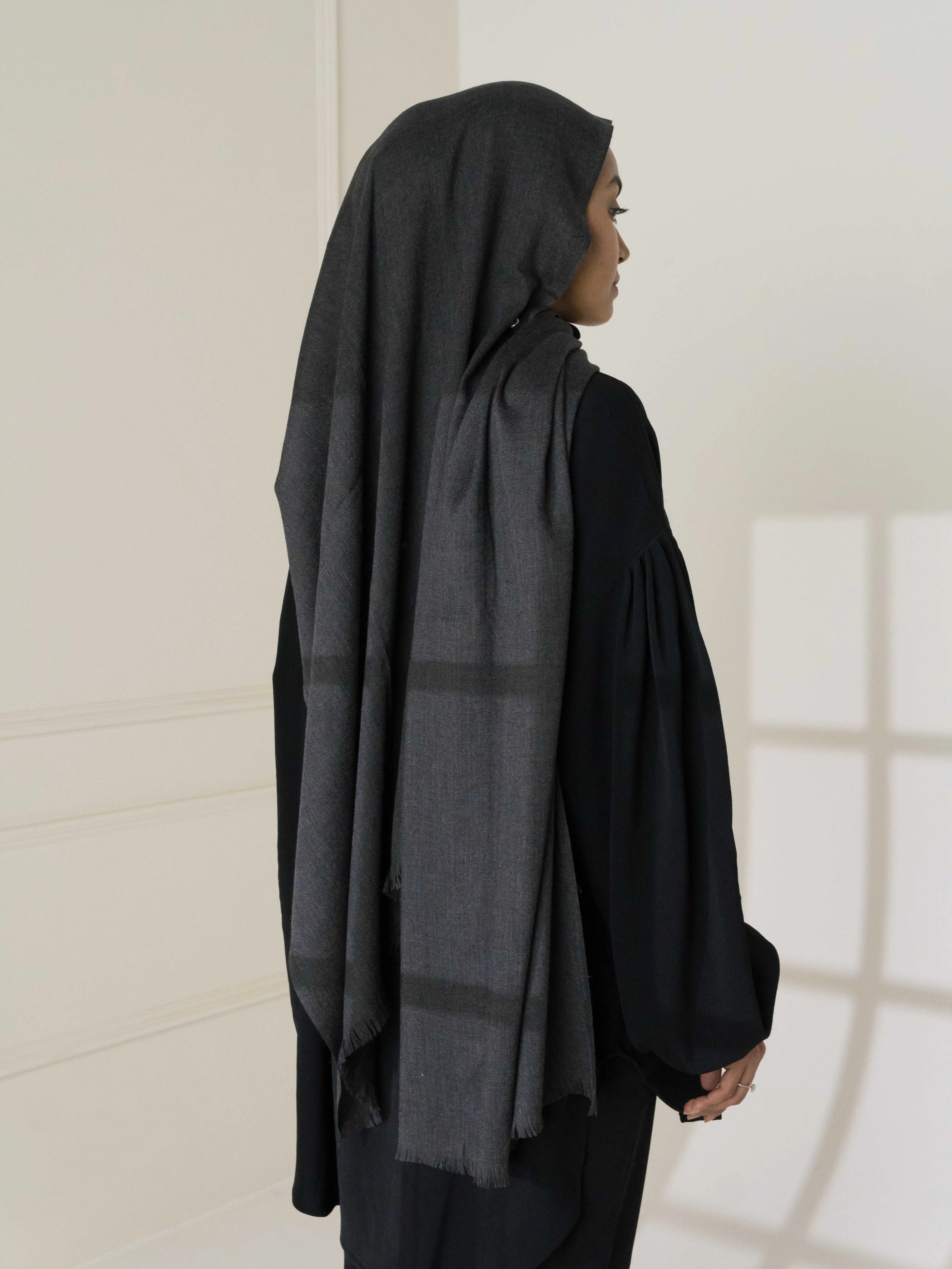 Black Cashmere Hijab