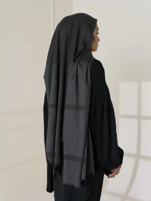 Black Cashmere Hijab