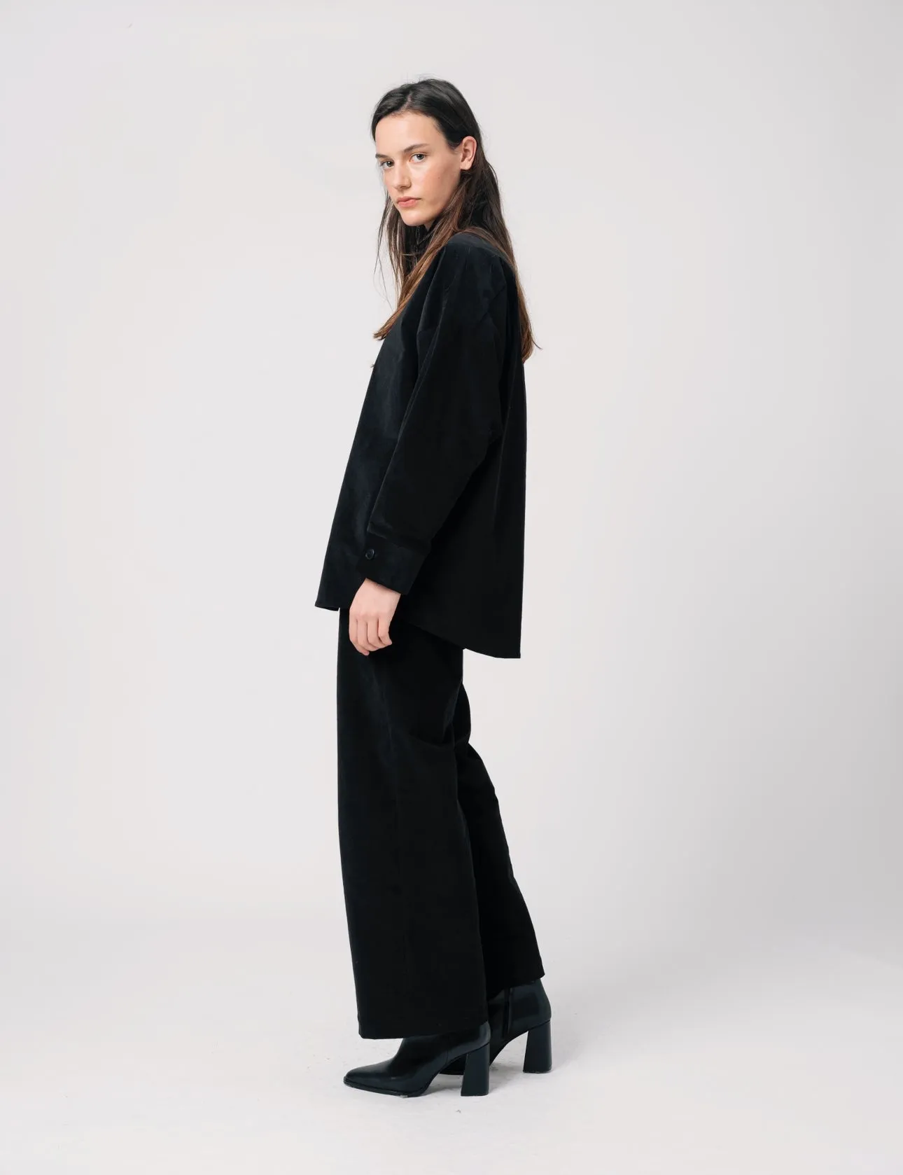Black Corduroy Shirt