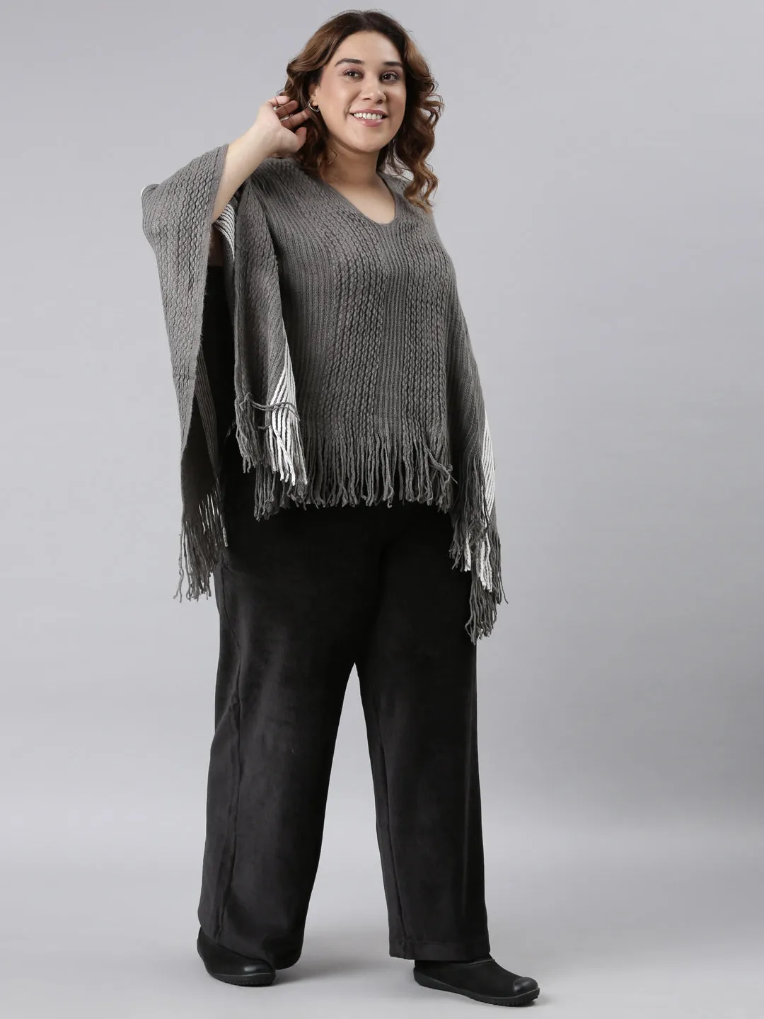 Black Corduroy Wide Pants